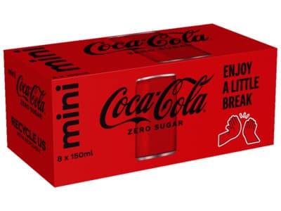 Coca-Cola Zero taste 8-pack