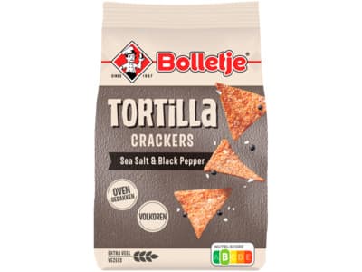 Bolletje Tortilla cracker salt & pepper