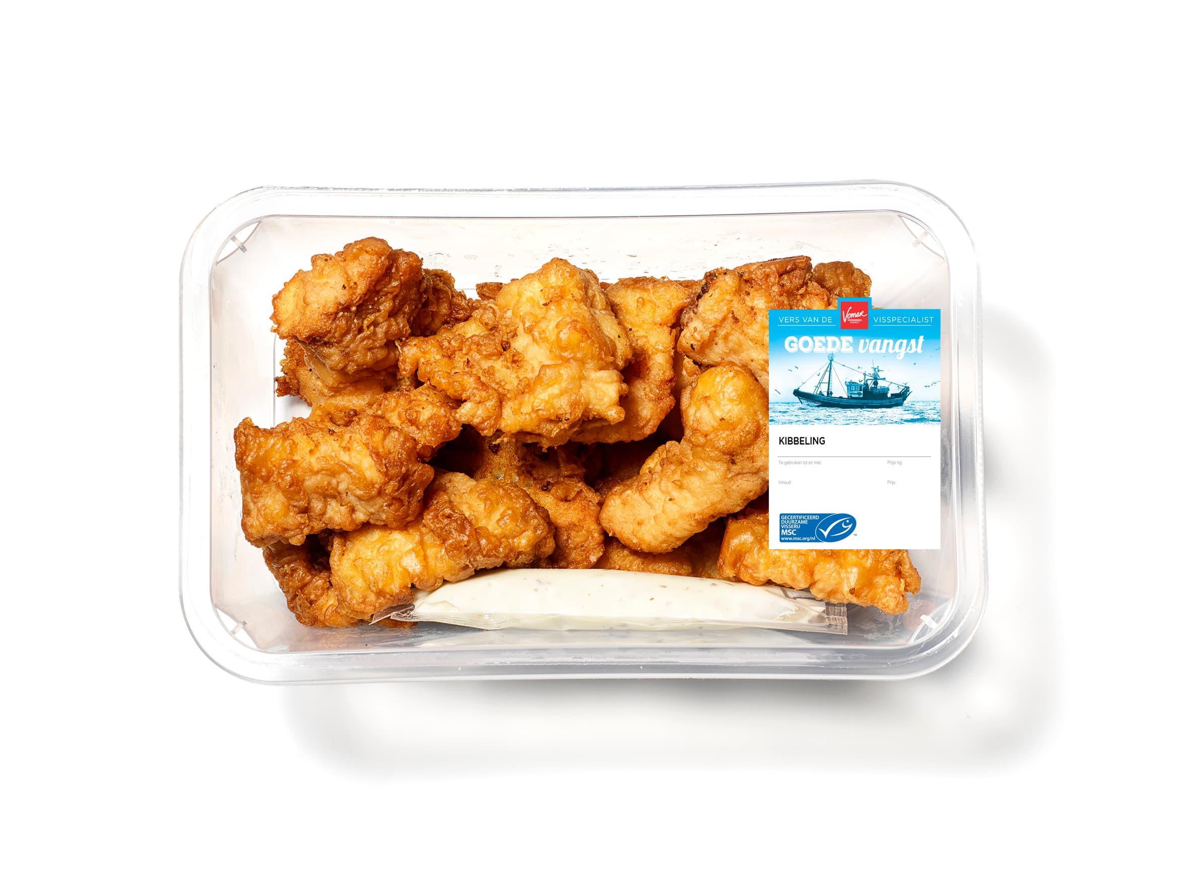 Kibbeling 450gr vdb msc