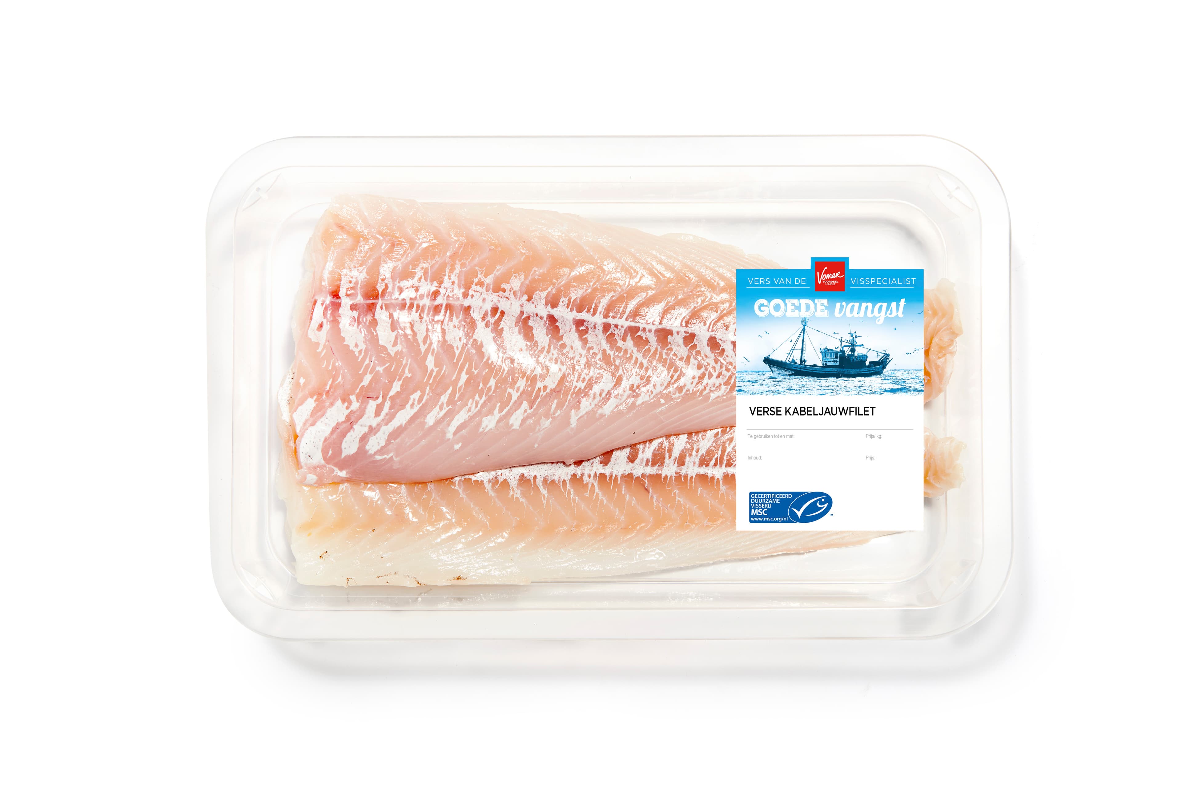 Verse kabeljauwfilet 300gr