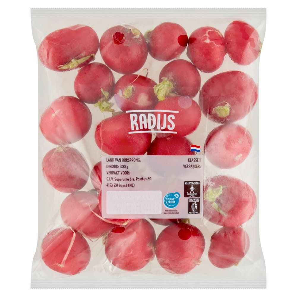 Radijs verpakt 300 gram