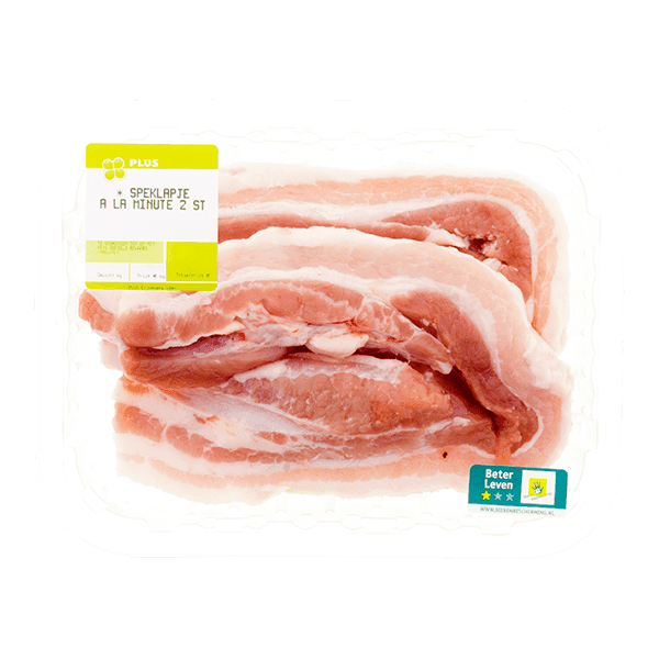 PLUS Speklapje a la minute 2 stuks