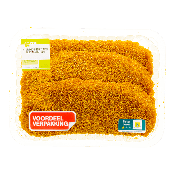 PLUS Gepaneerde schnitzel