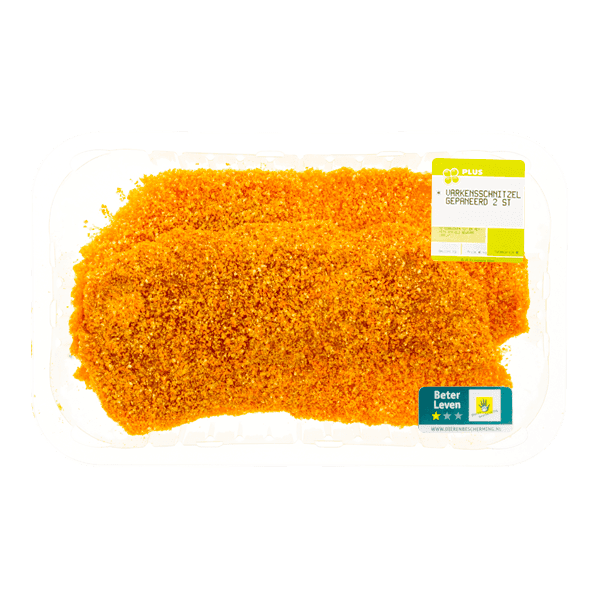 PLUS Gepaneerde schnitzel 2 stuks