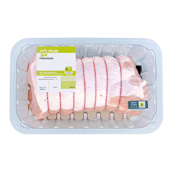 PLUS Varkensfiletrollade