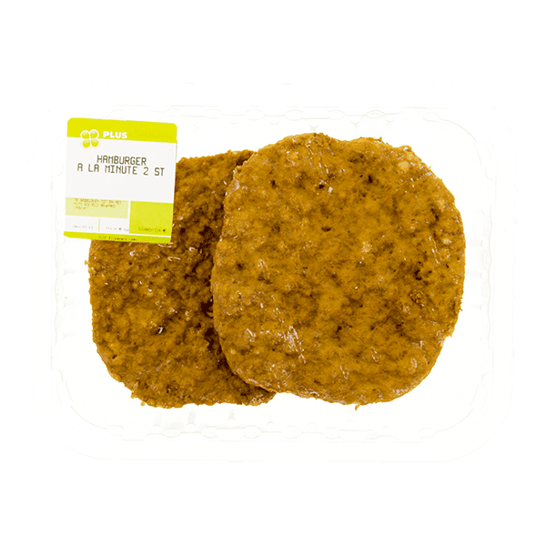 PLUS Hamburger a la minute 2 stuks