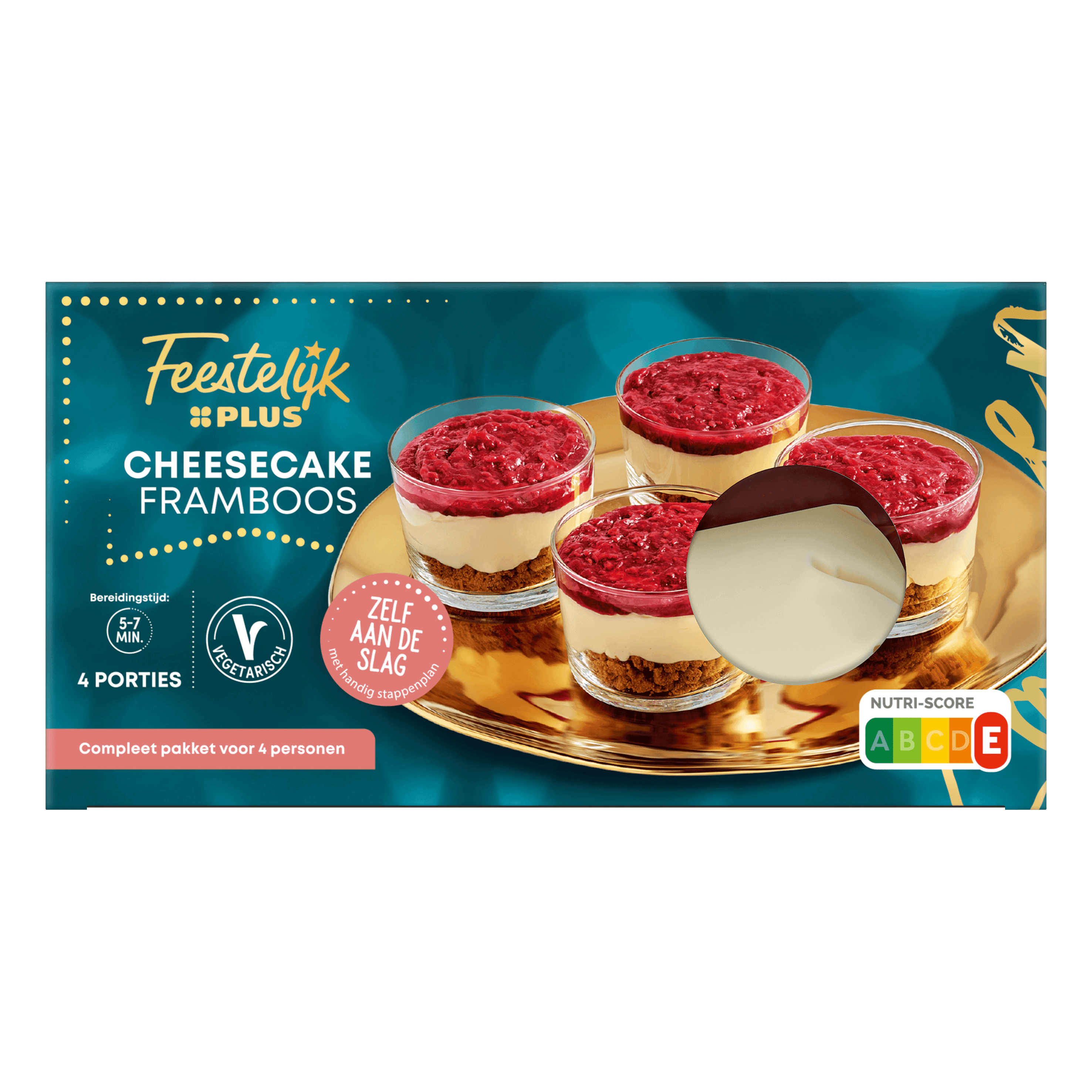 Feestelijk PLUS DIY kit cheesecake framboos