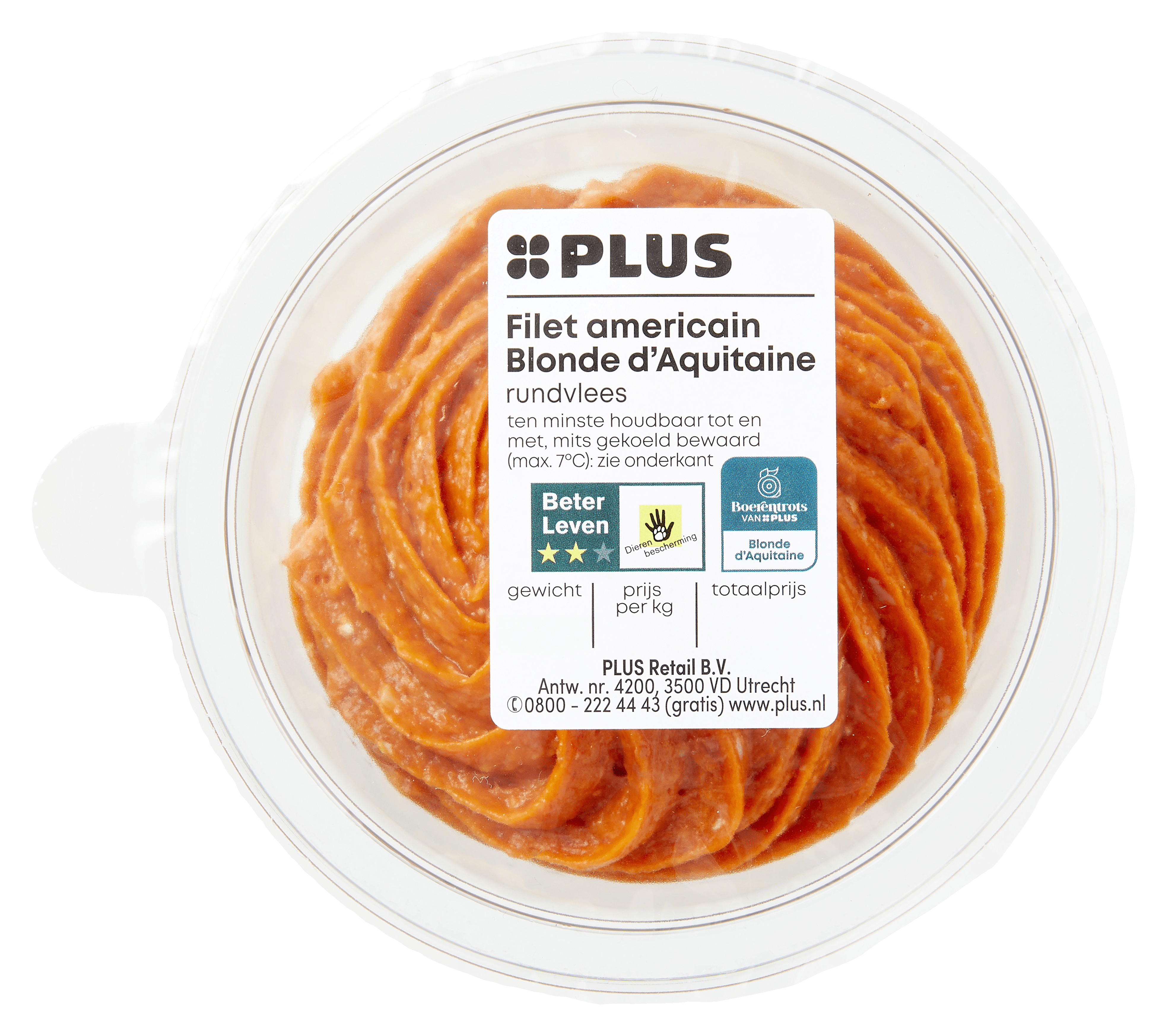 PLUS Filet americain Blonde d'Aquitaine