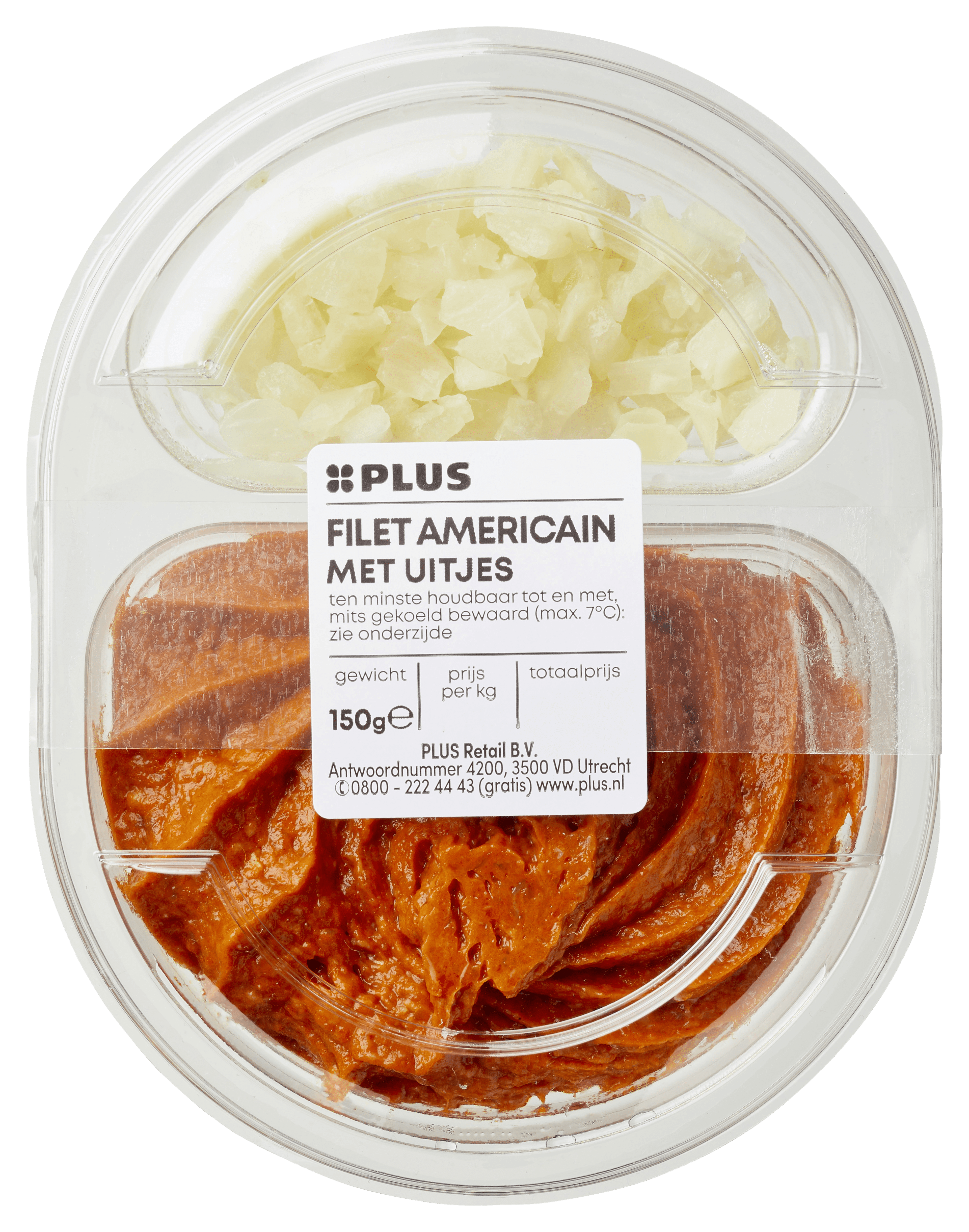 PLUS Filet americain met ui