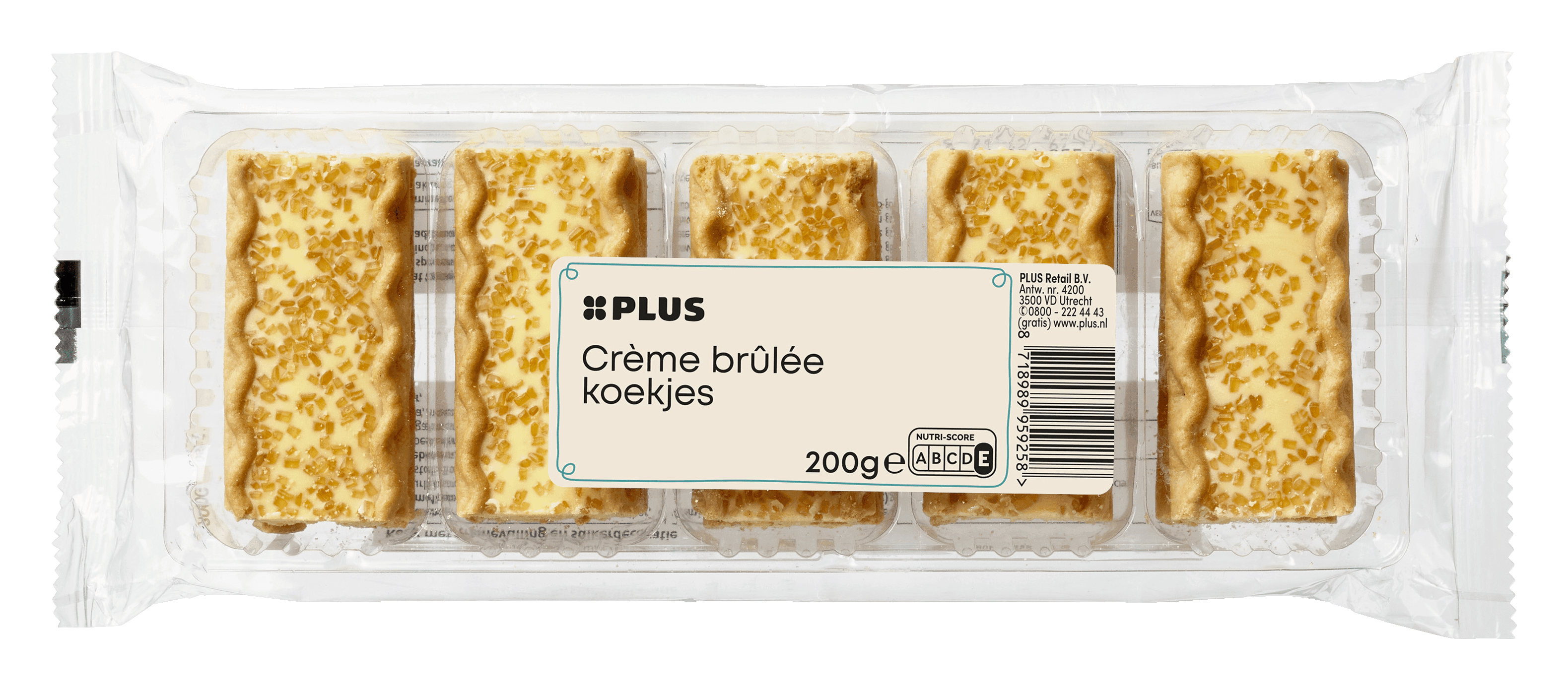PLUS Crème Brulée koekjes