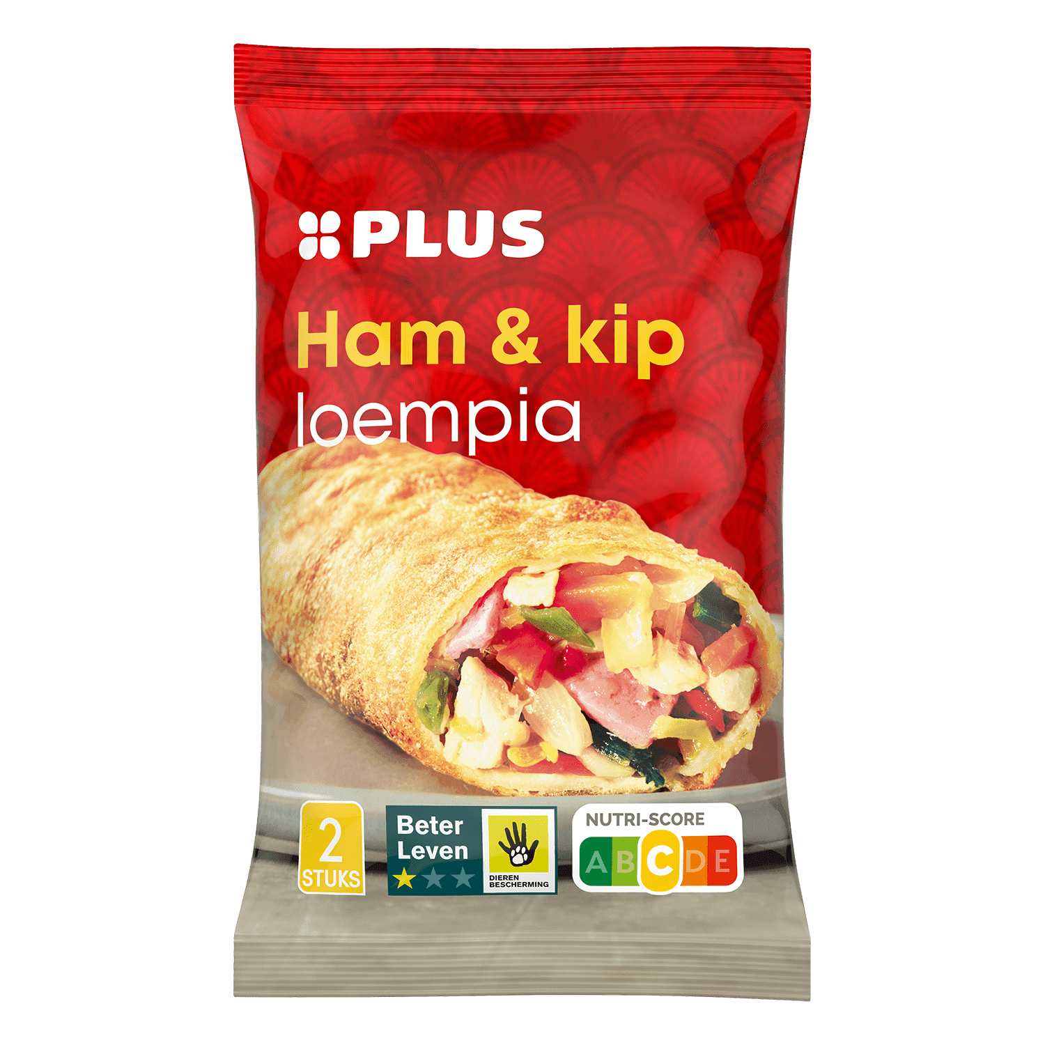 PLUS Loempia's ham/kip BLK 2ST
