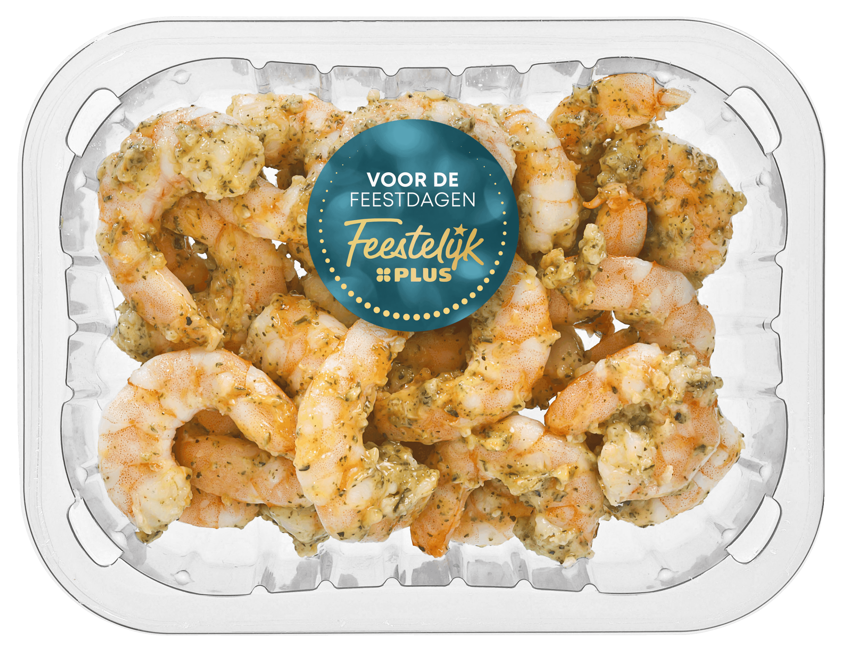 Feestelijk PLUS Gourmet mini garnalen knoflook