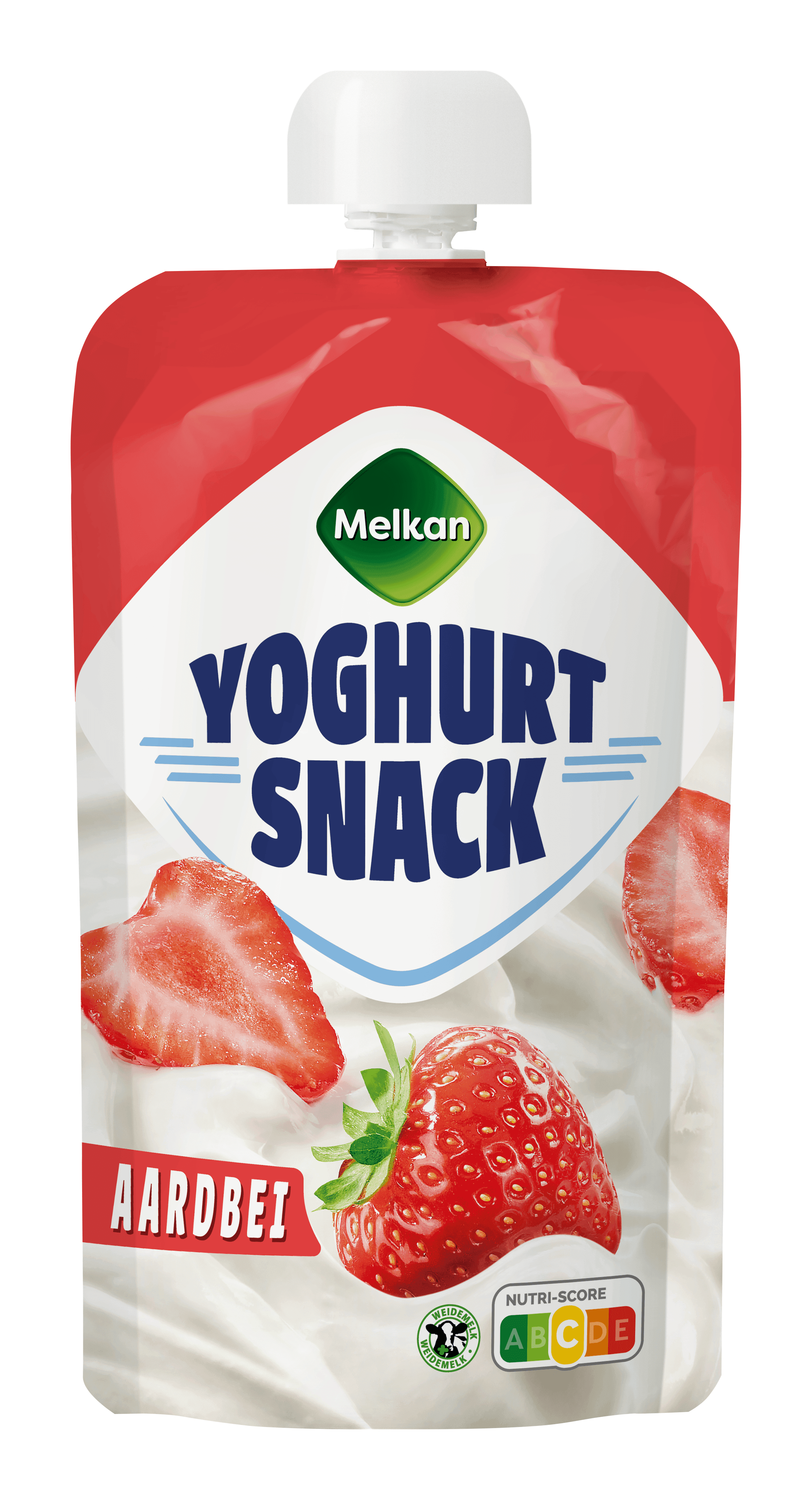 Melkan Yoghurt snack aardbei