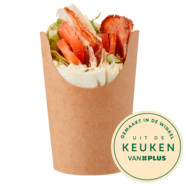 Uit de keuken van Wrap kaas bacon
