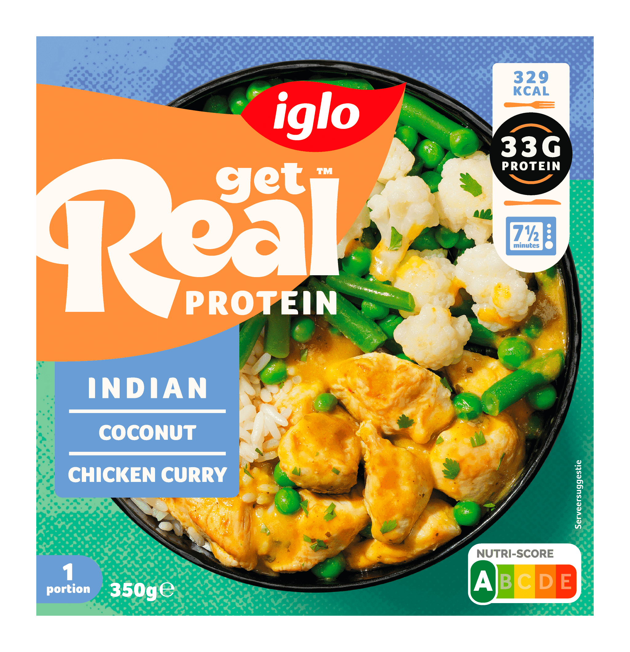 Iglo GetReal Protein Indian Curry Chicken