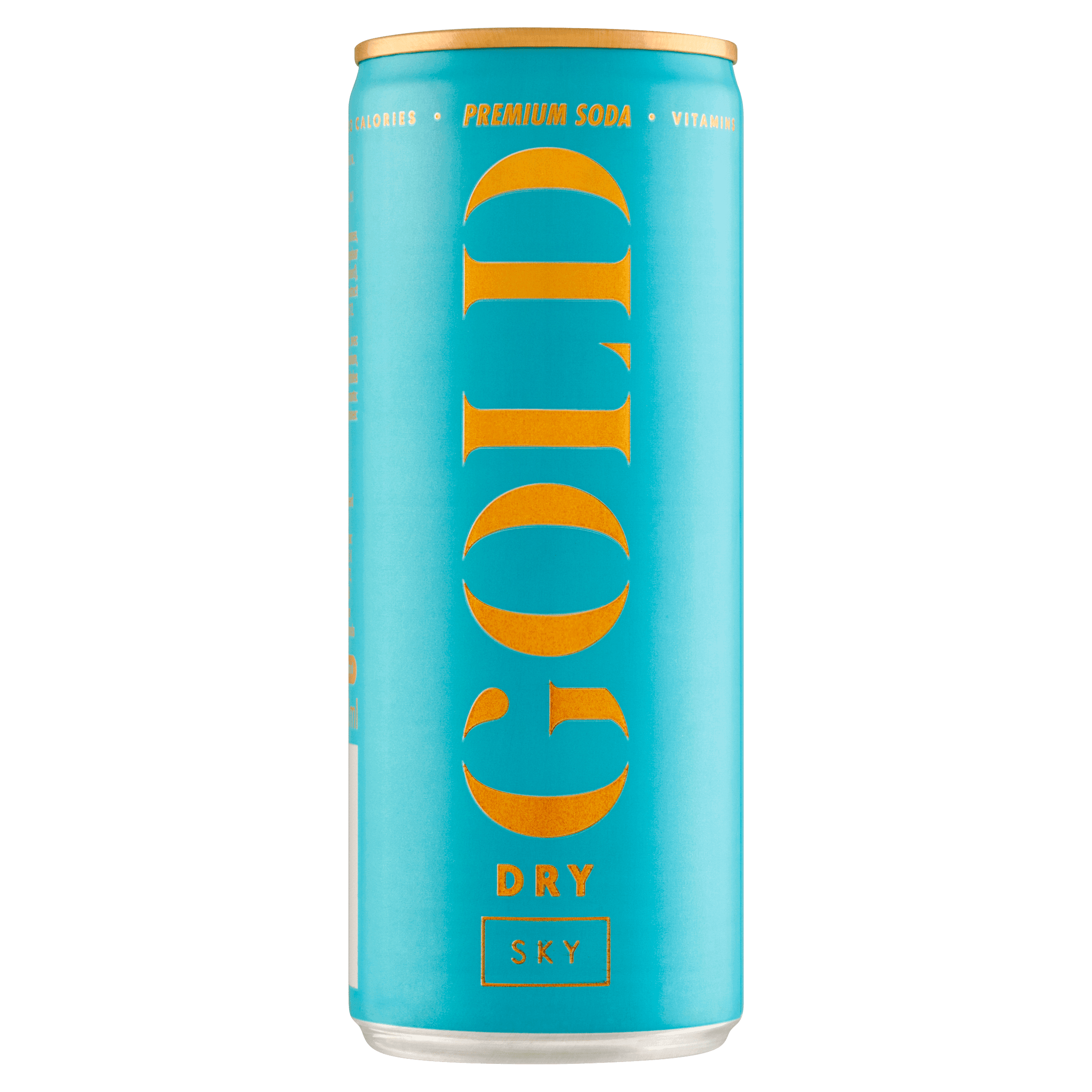 Gold Dry Sky soda