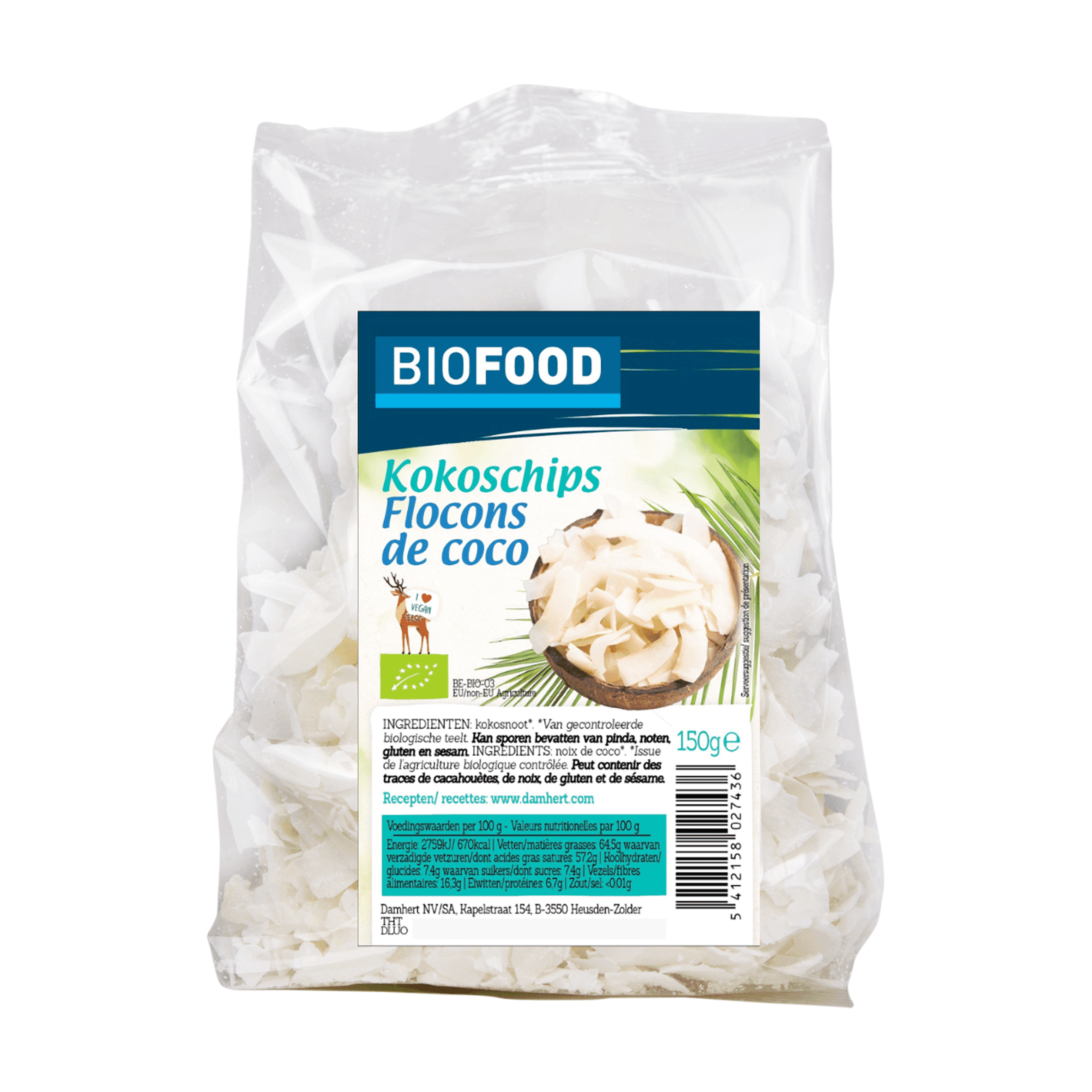 Biofood Kokoschips bio