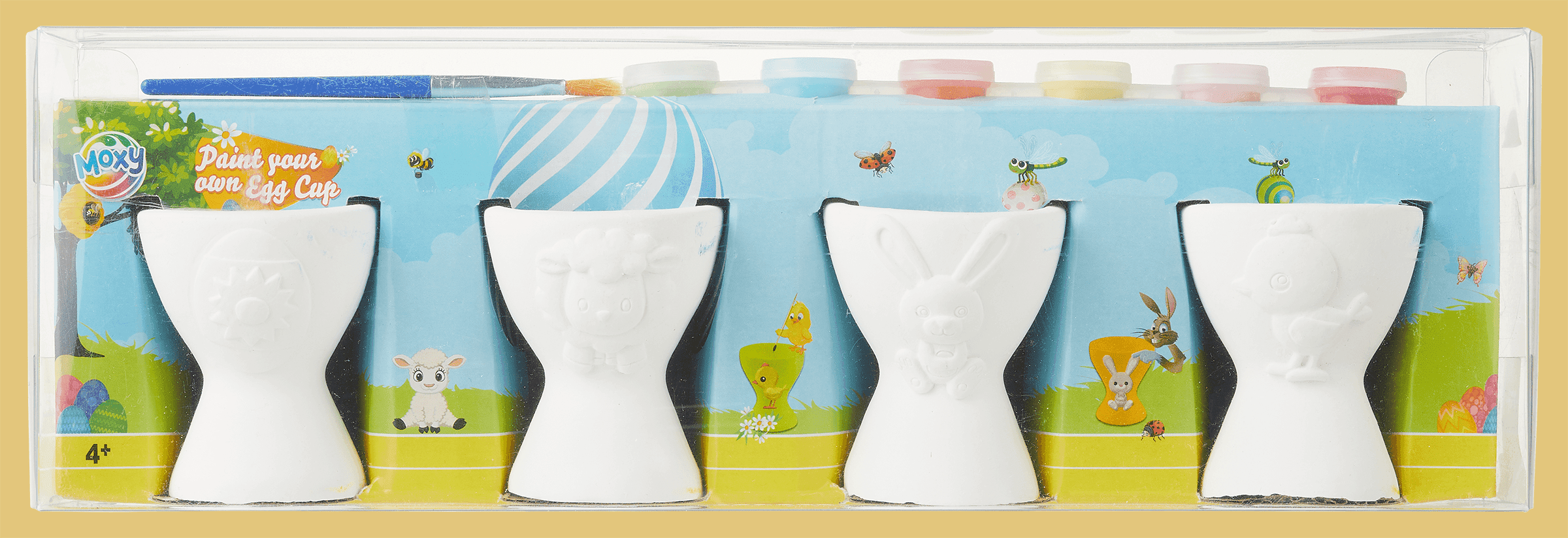 Neutraal Paaseierdopjes om te schilderen