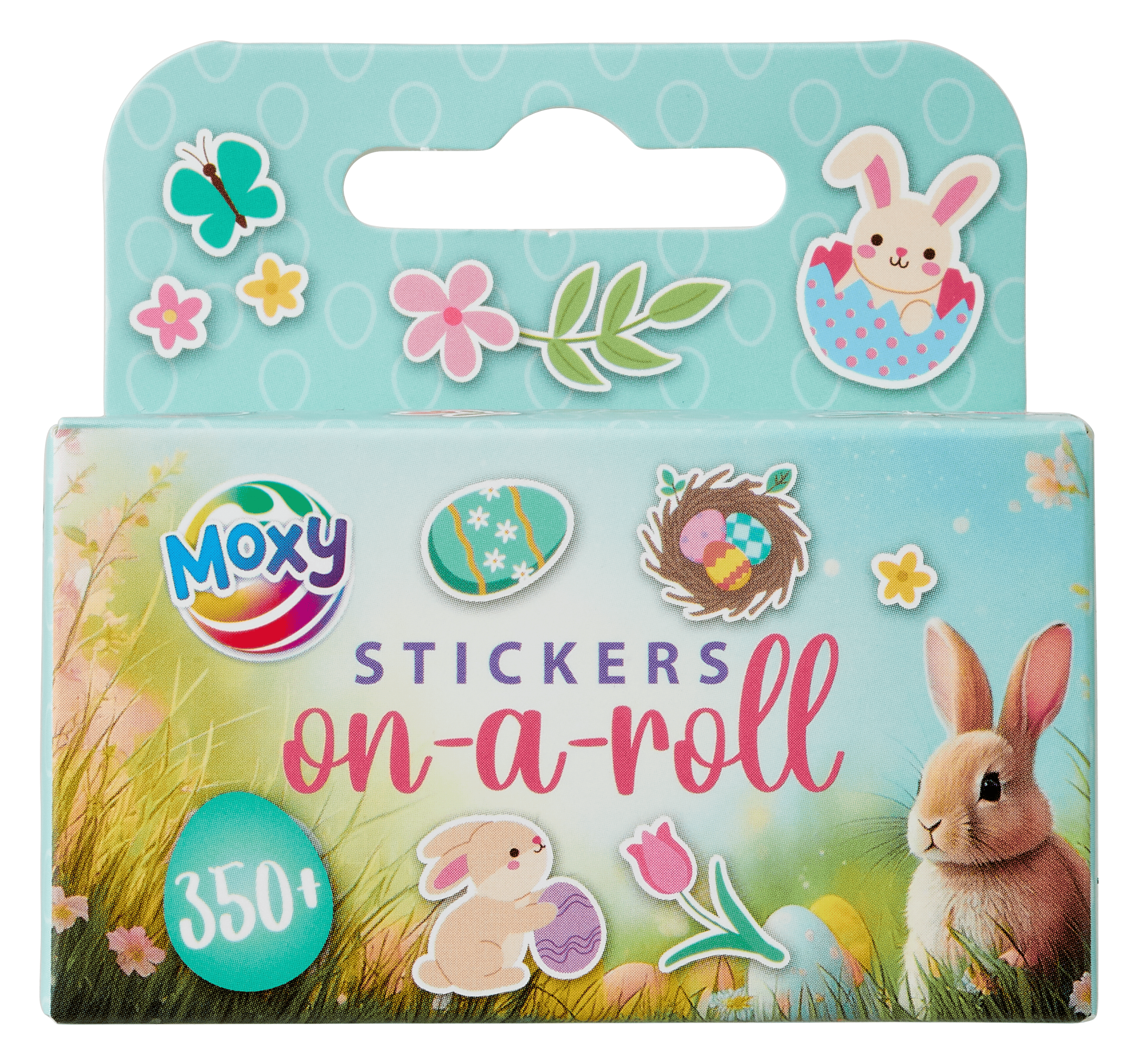 Neutraal Paasstickers op een rol