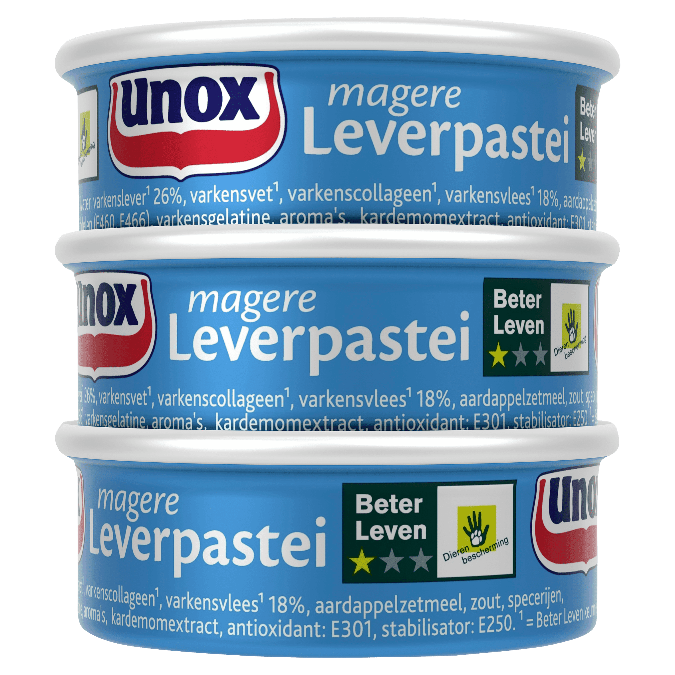 Unox Magere leverpastei 3-pack