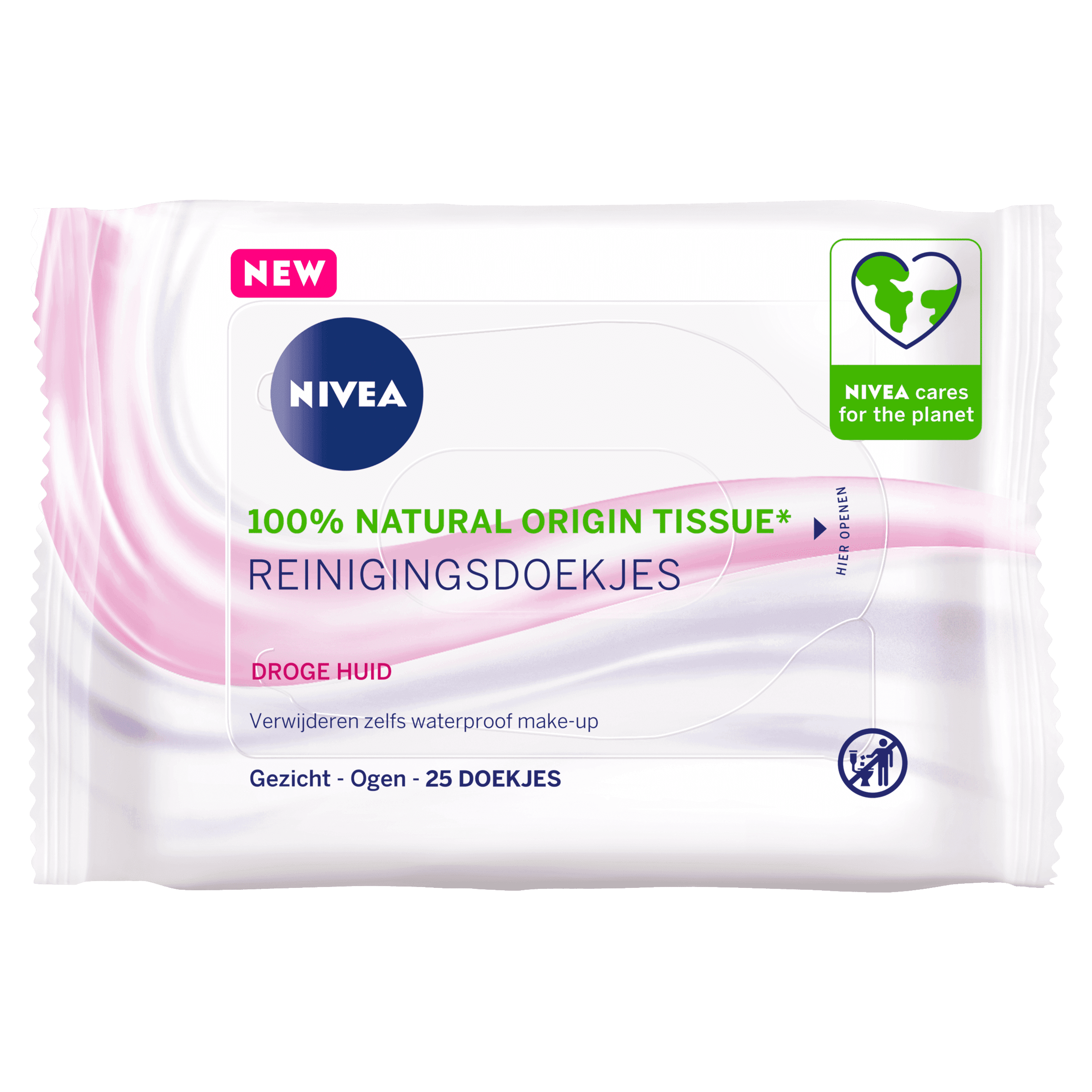 Nivea 3-In-1 Verzachtende Reinigingsdoekjes