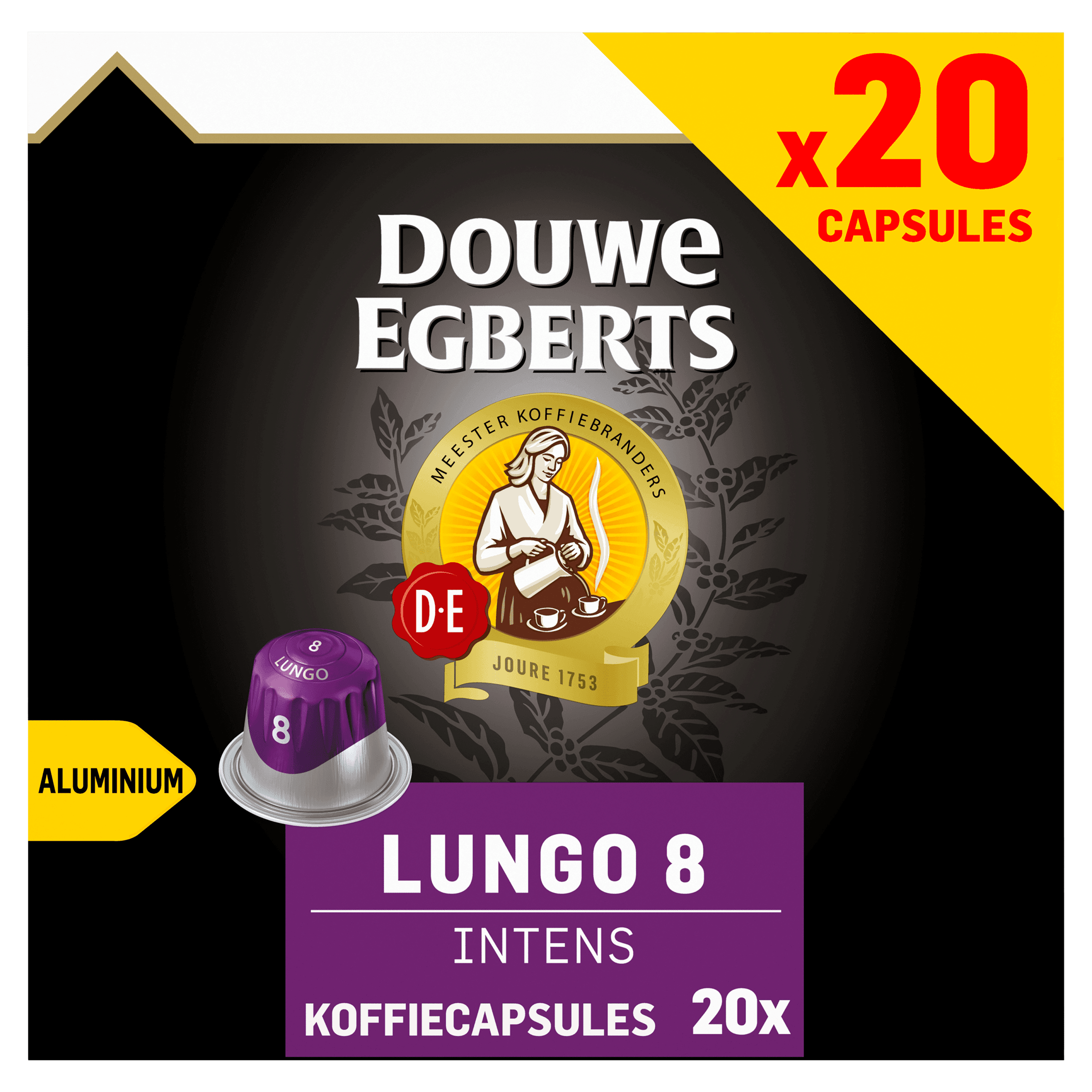 Douwe Egberts Lungo intens koffiecups voordeelpak