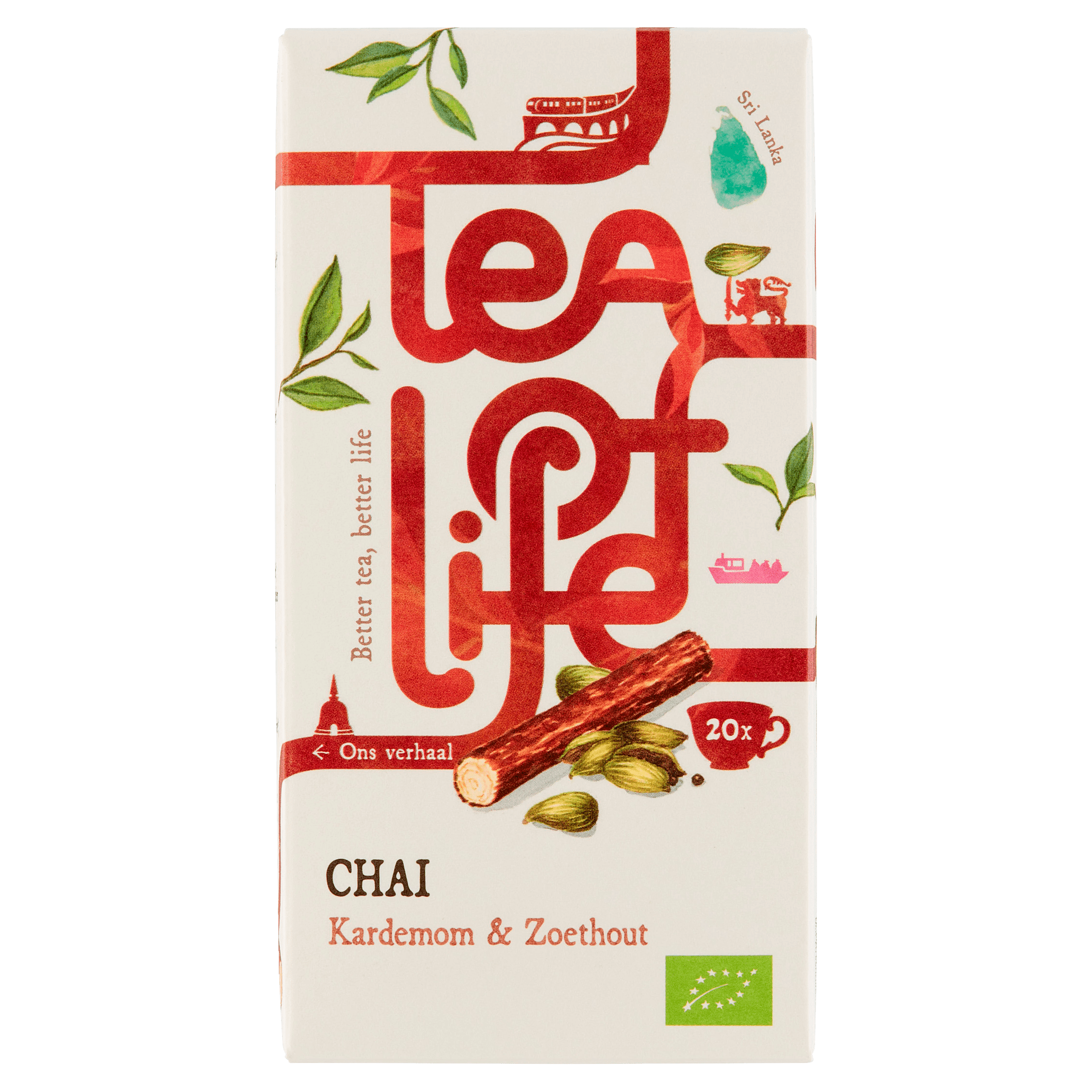 Tea of Life Chai kardemom zoethout