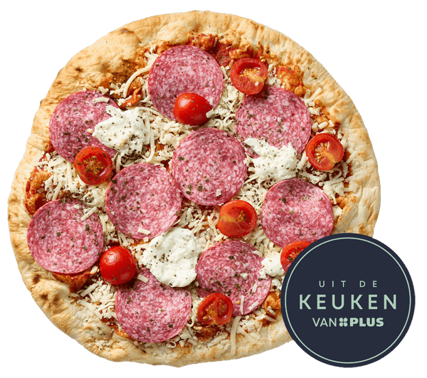 Uit de keuken van PLUS Pizza Salami