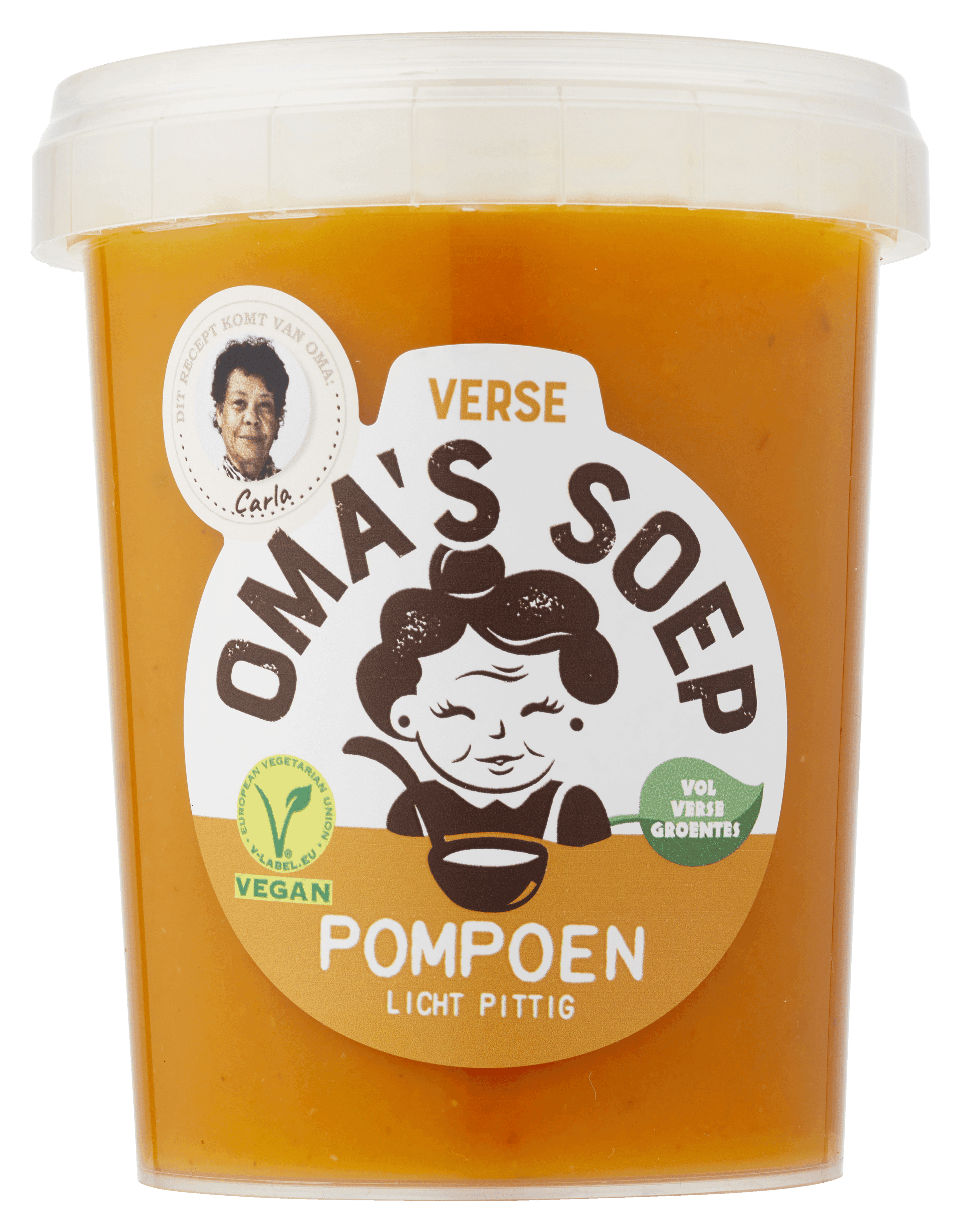 Oma's Soep Pompoensoep licht pittig