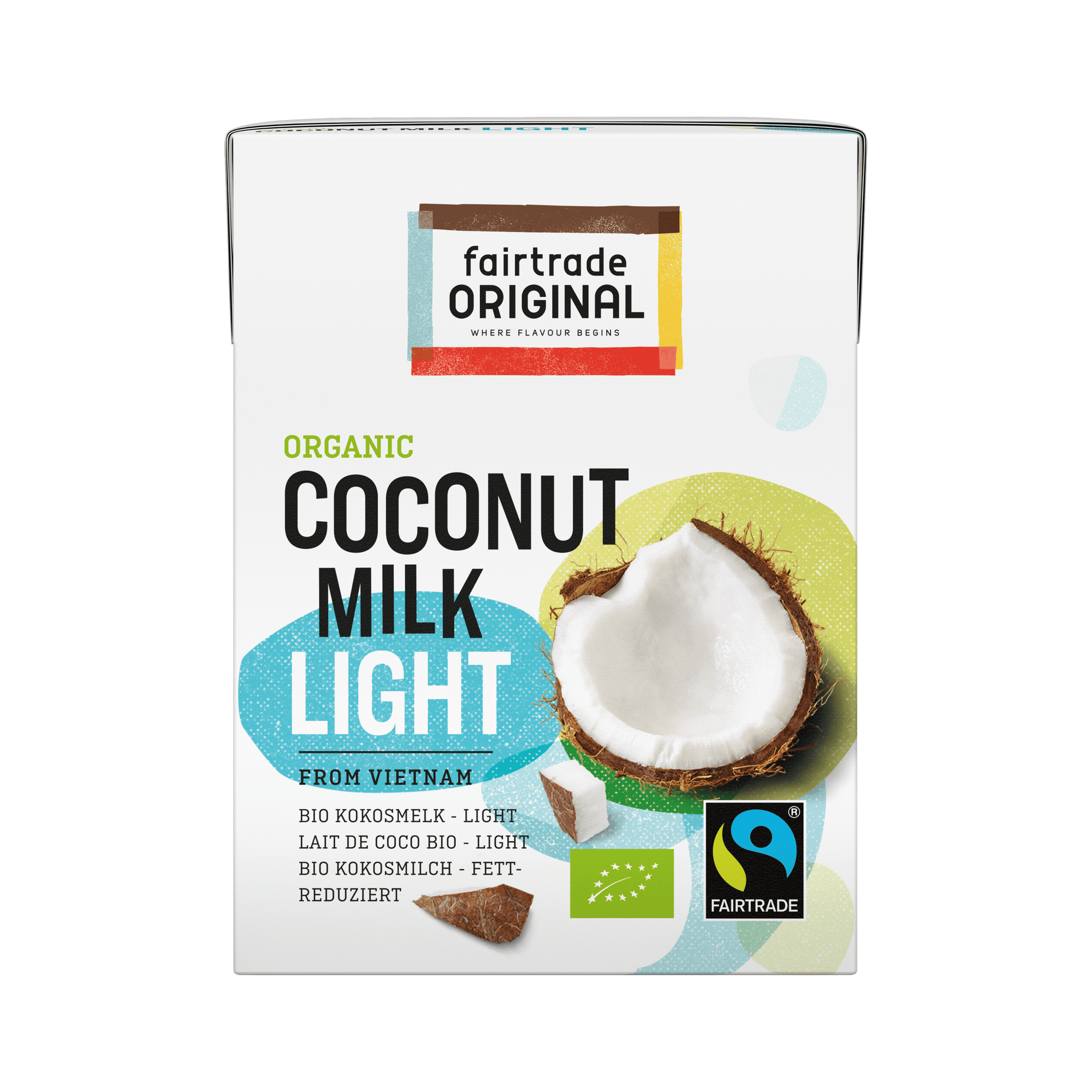 Fairtrade Original Organic Coconut Milk Light