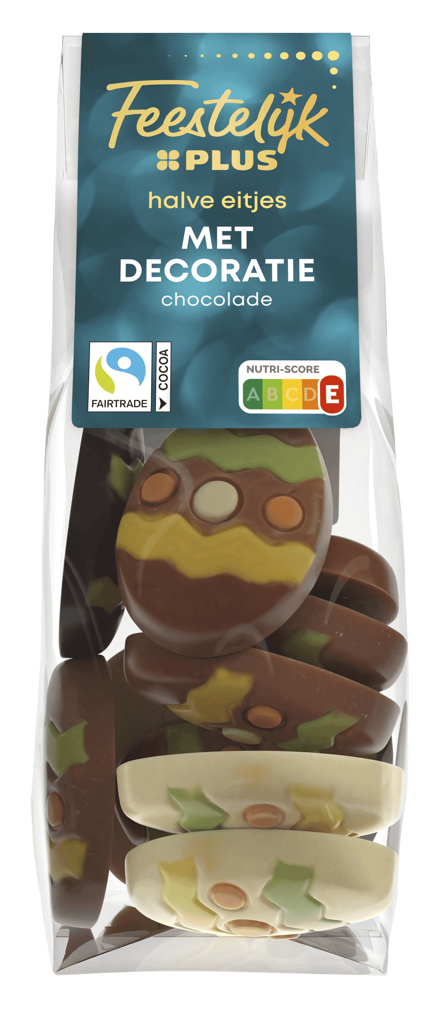 Feestelijk PLUS Paaseitjes melk puur wit