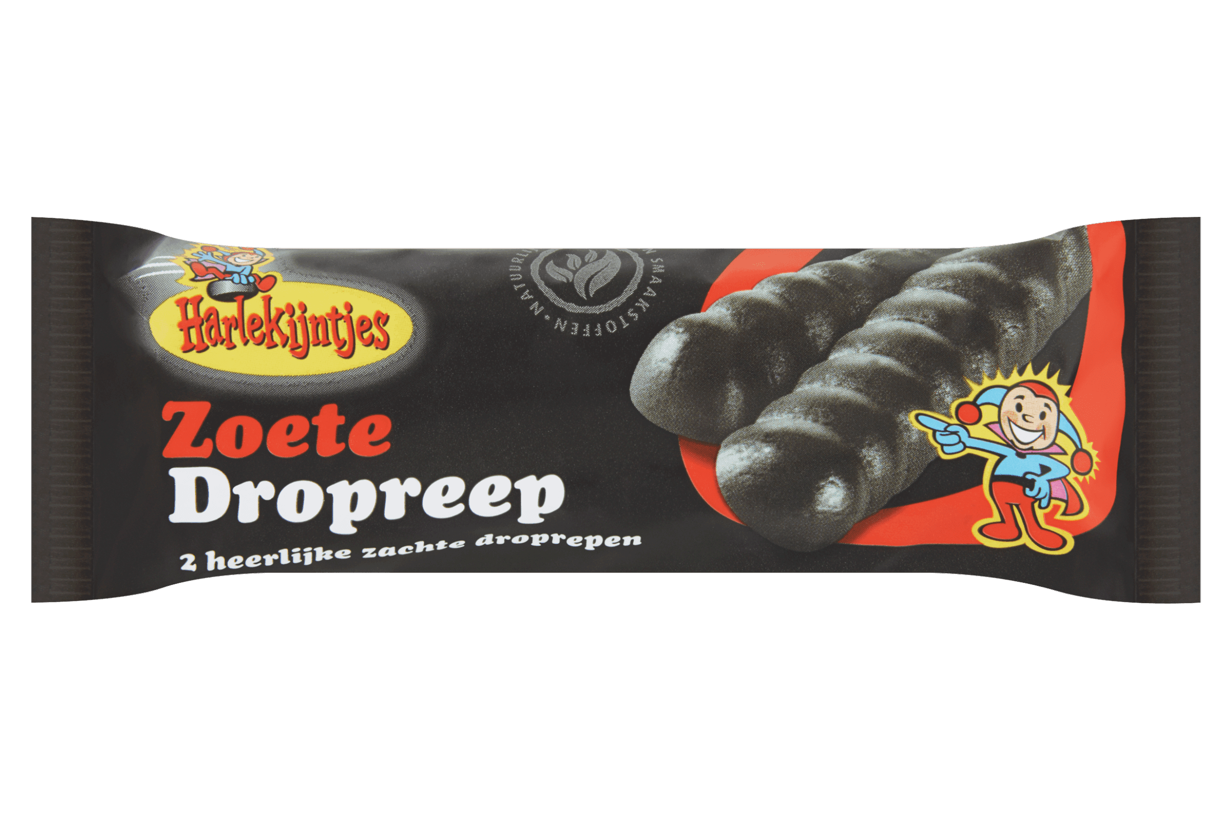 Harlekijntjes Zachte zoete dropreep