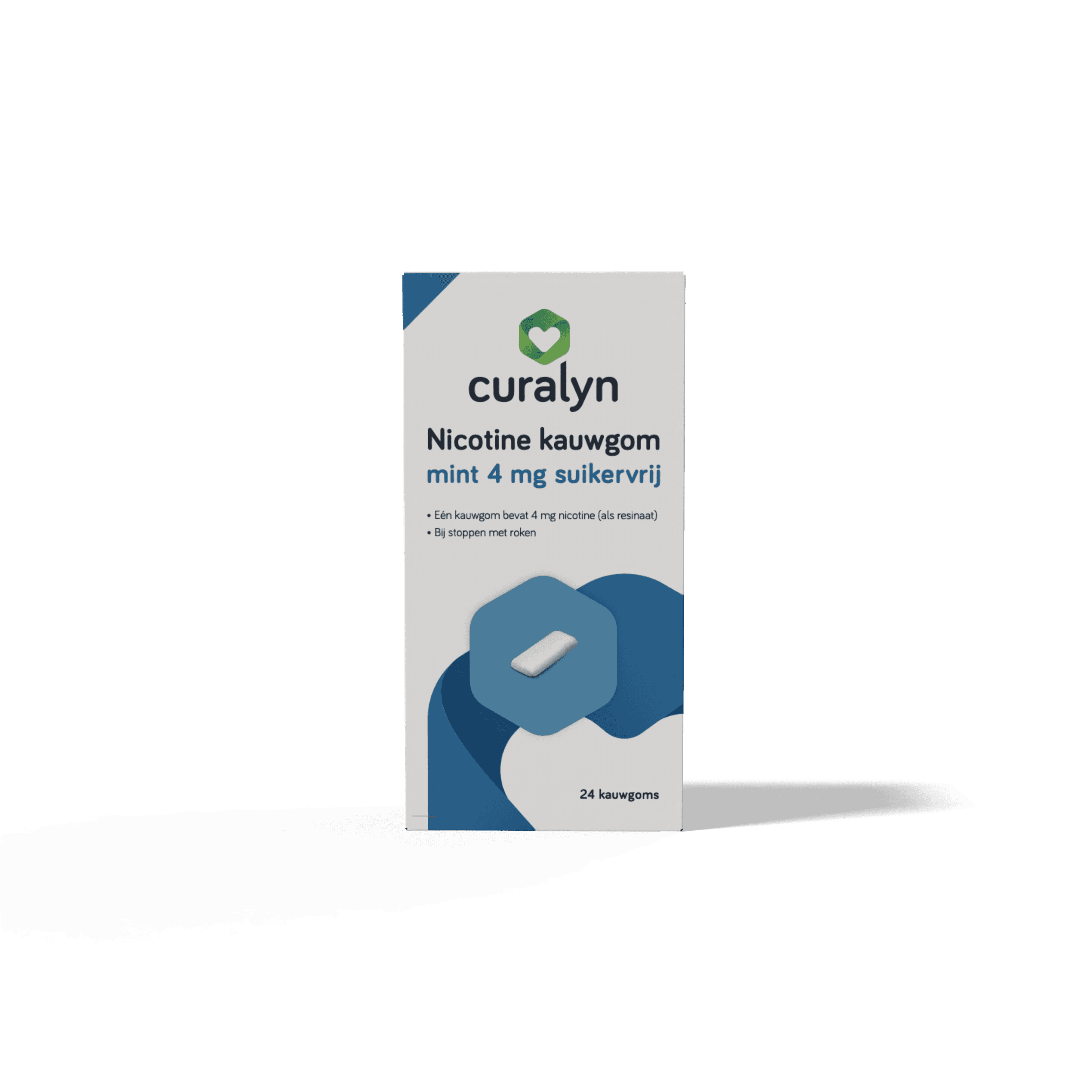 Curalyn Nicotine kauwgom 4mg mint