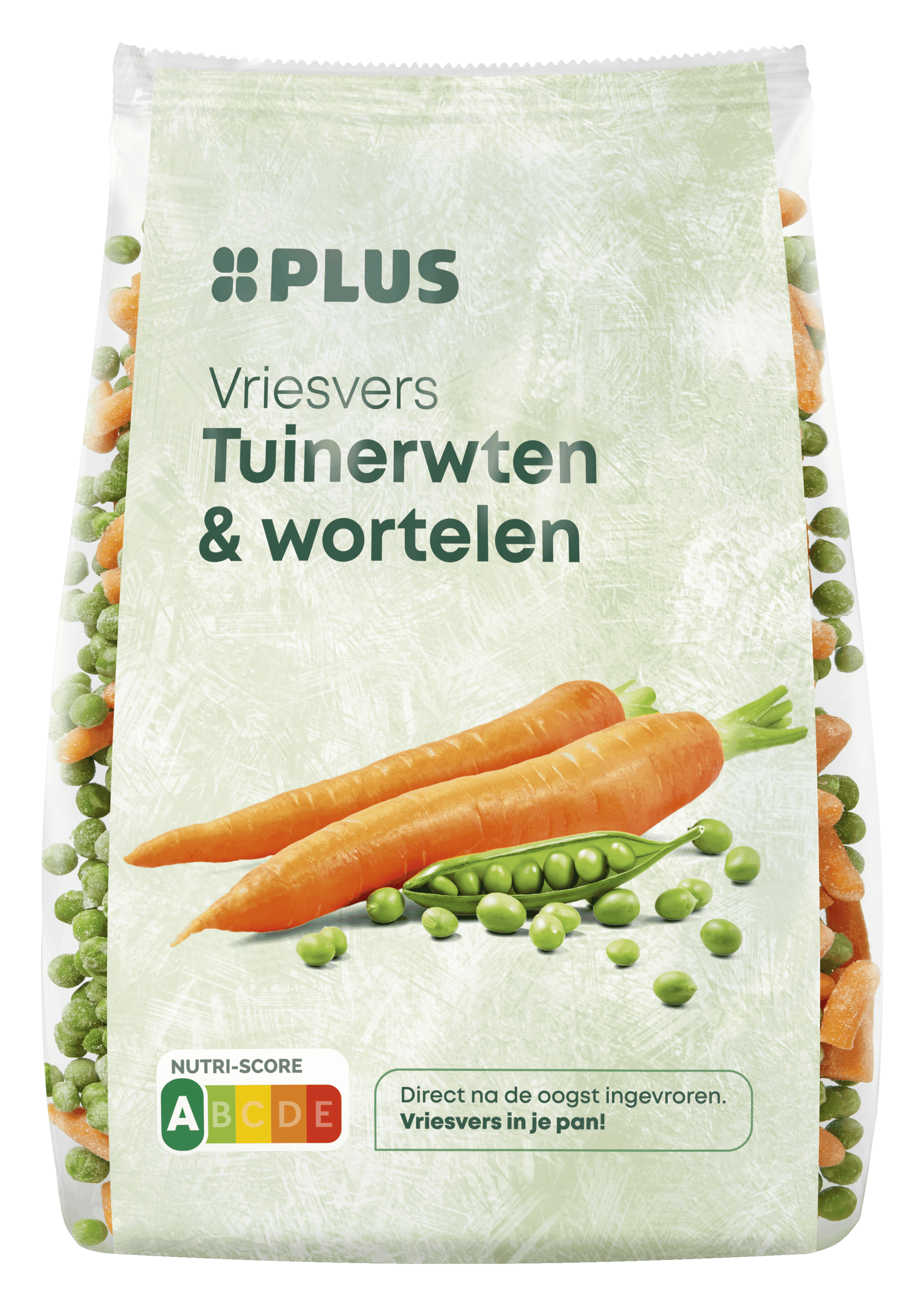 PLUS Tuinerwten en wortelen