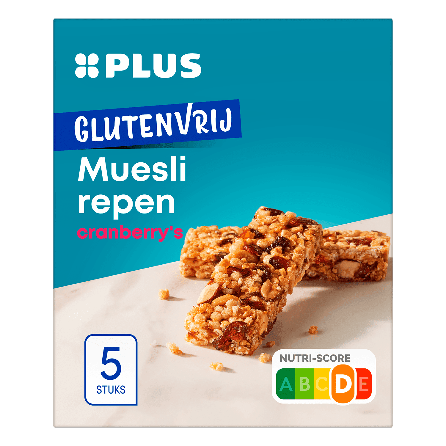 PLUS Glutenvrije Mueslirepen berry mix