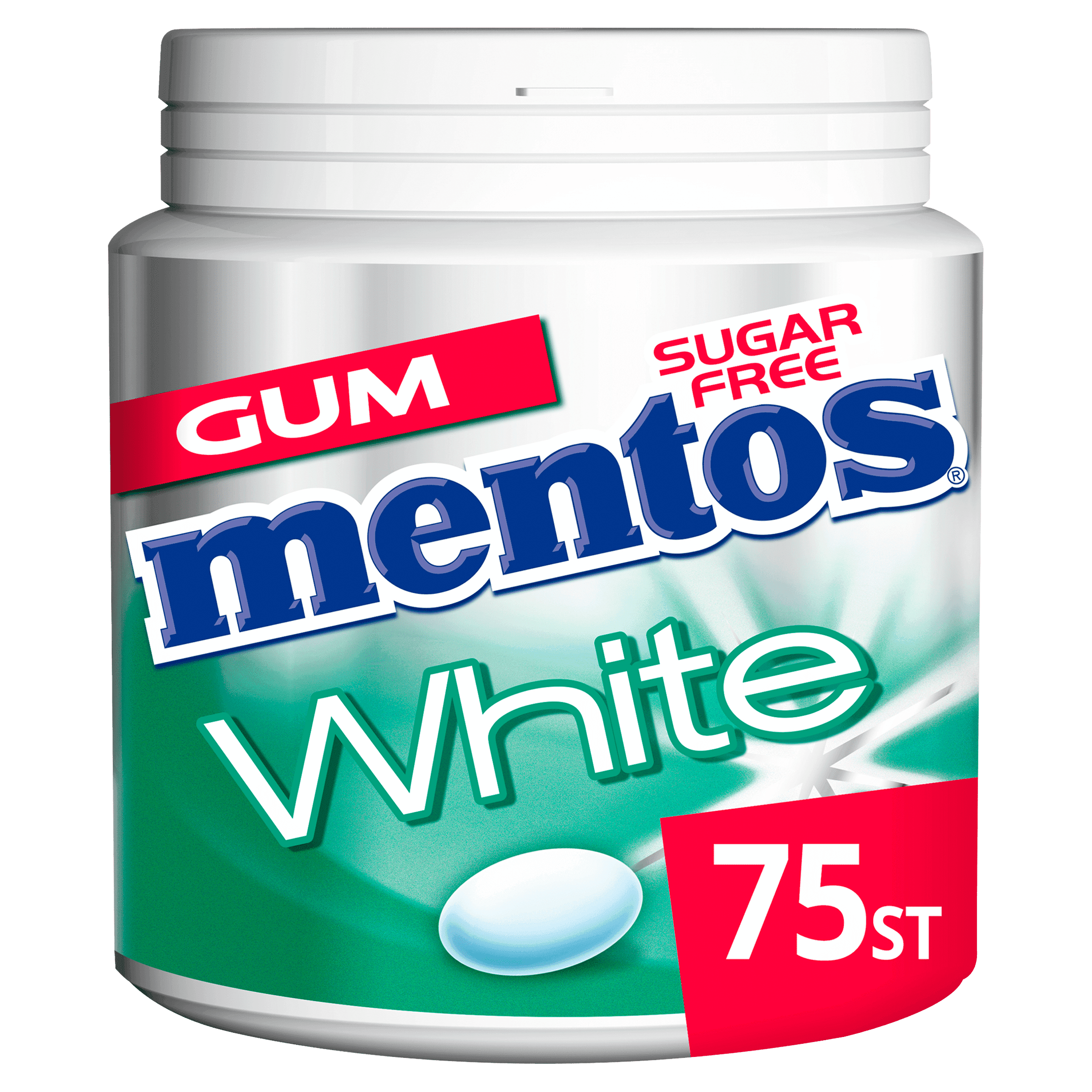 Mentos Gum white green mint