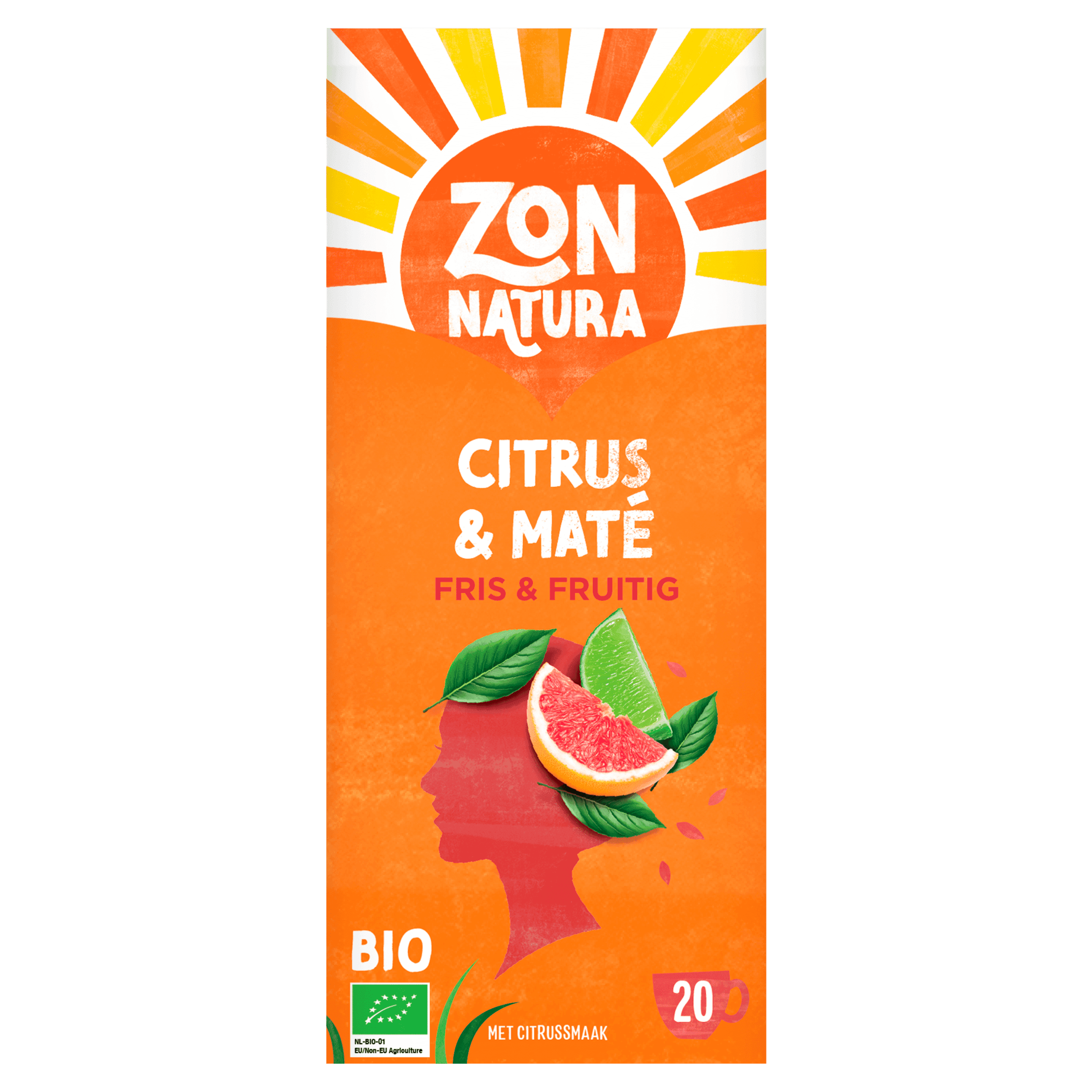 Zonnatura Thee Citrus & Maté Fris & Fruitig