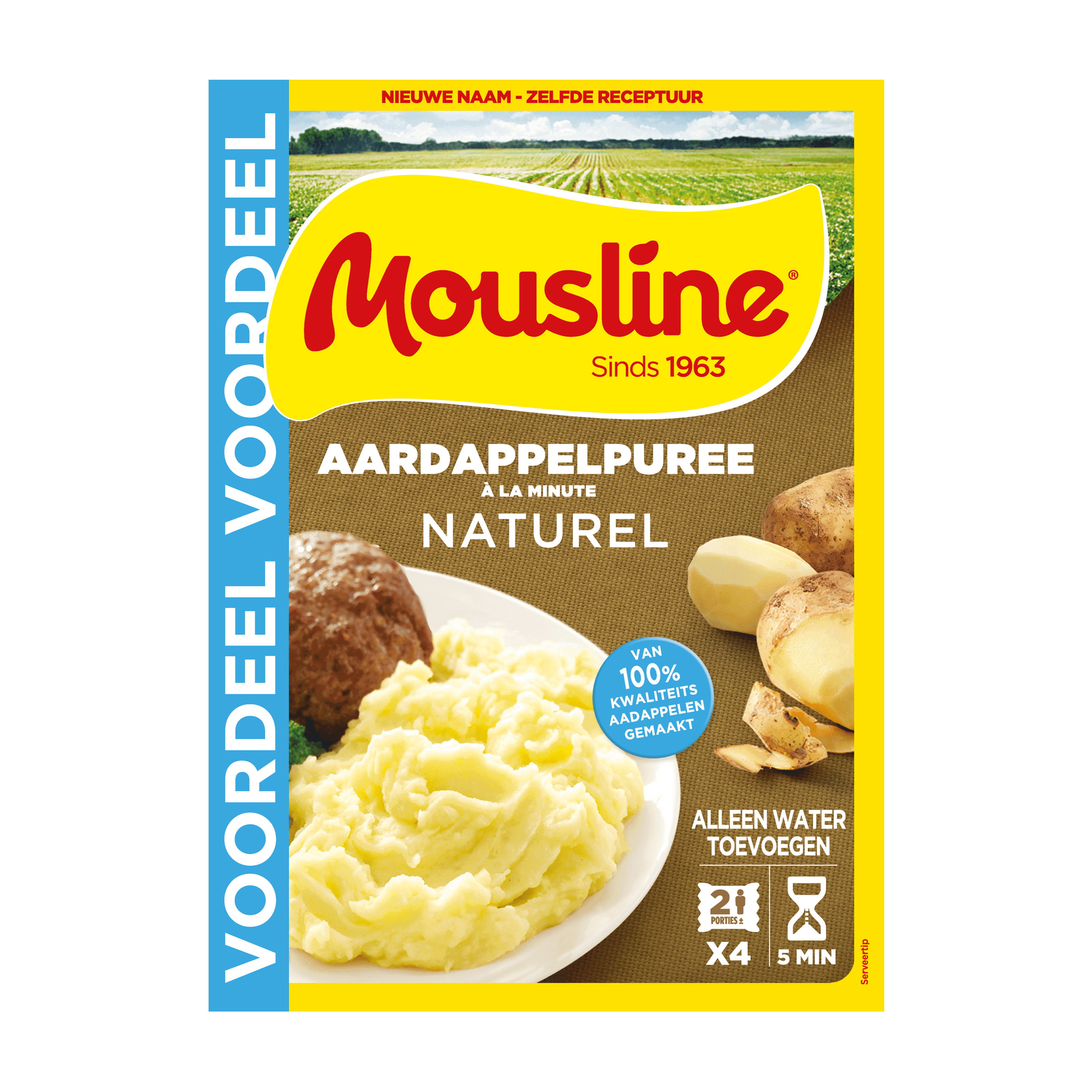 Mousline Aardappelpuree á la minute Naturel