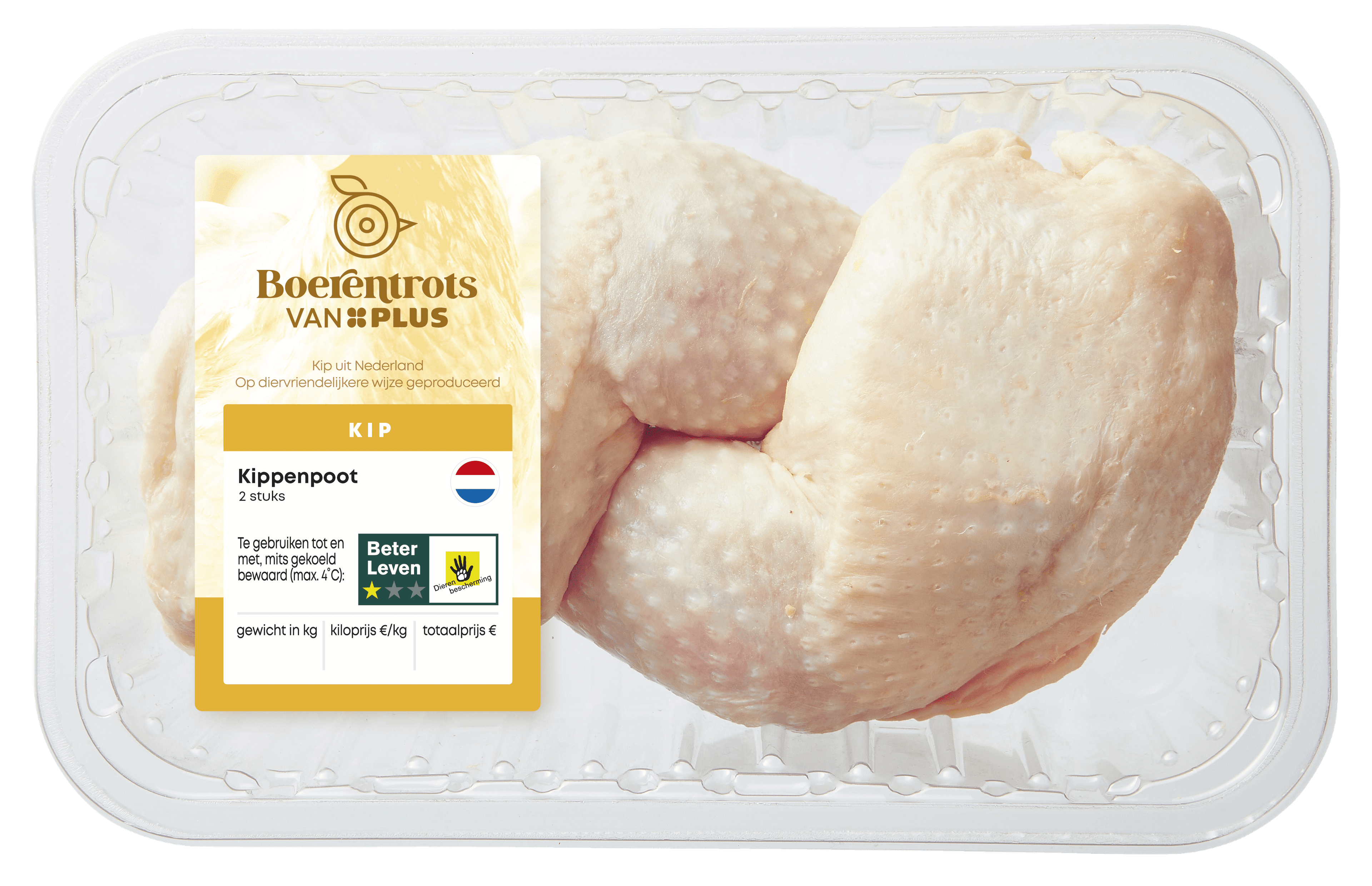 PLUS Boerentrots Kippenpoot 2st