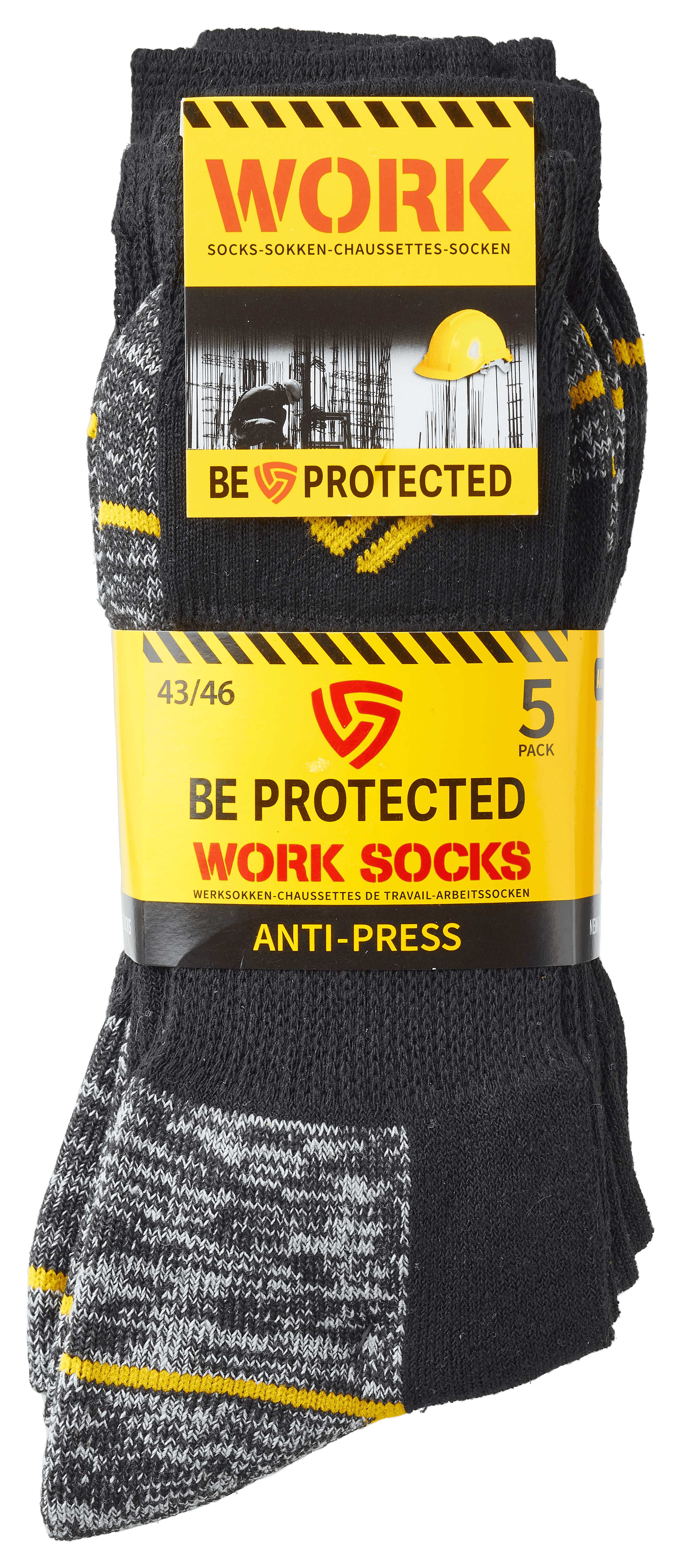 Be Protected Werksokken 5 pack