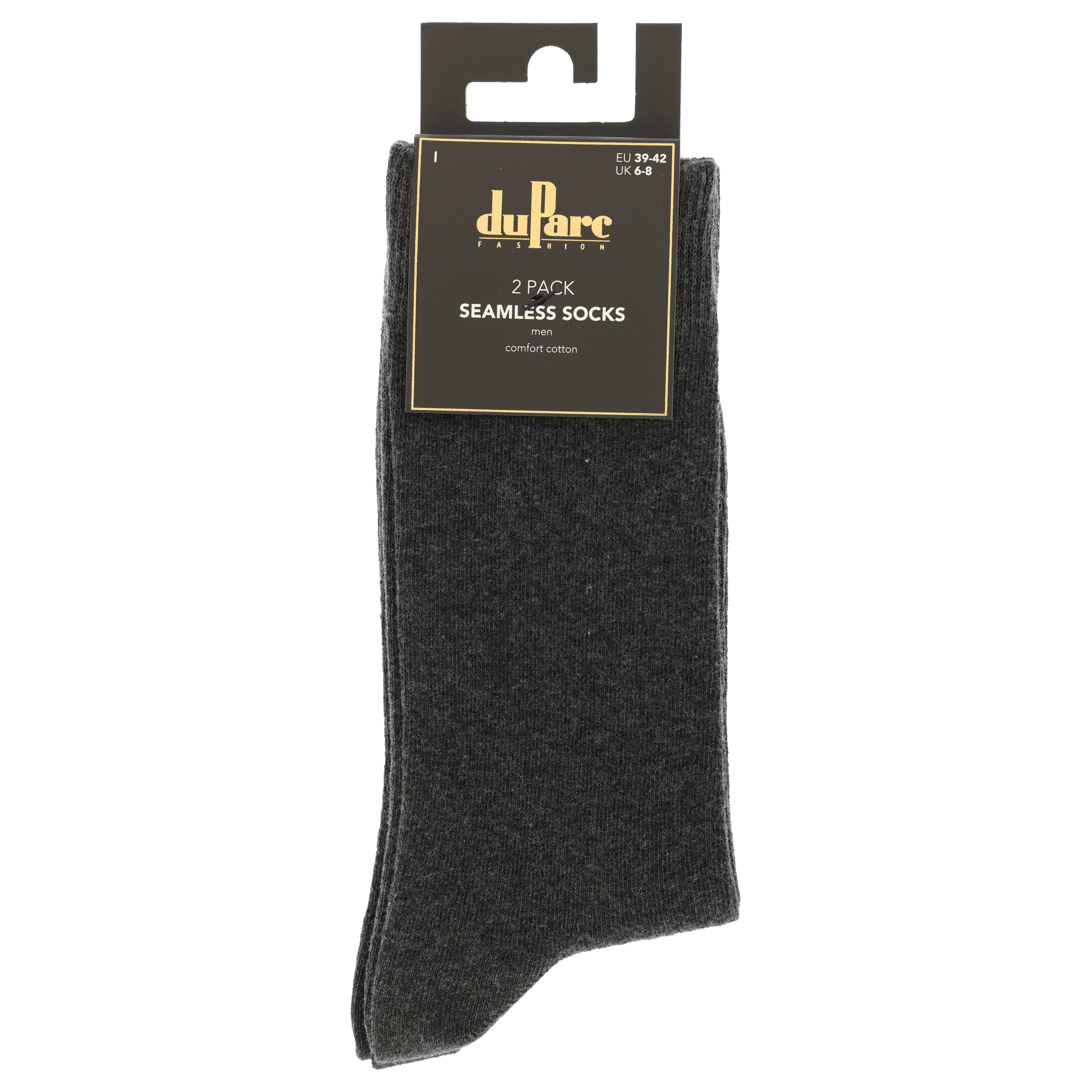 DuParc Herensok Grijsmelange uni 39-42