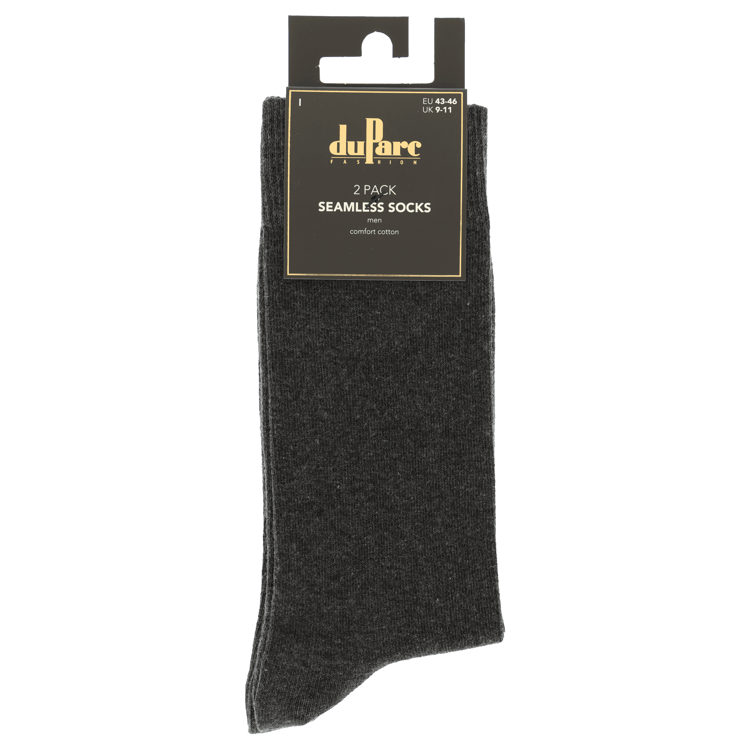 DuParc Herensok Grijsmelange uni 43-46