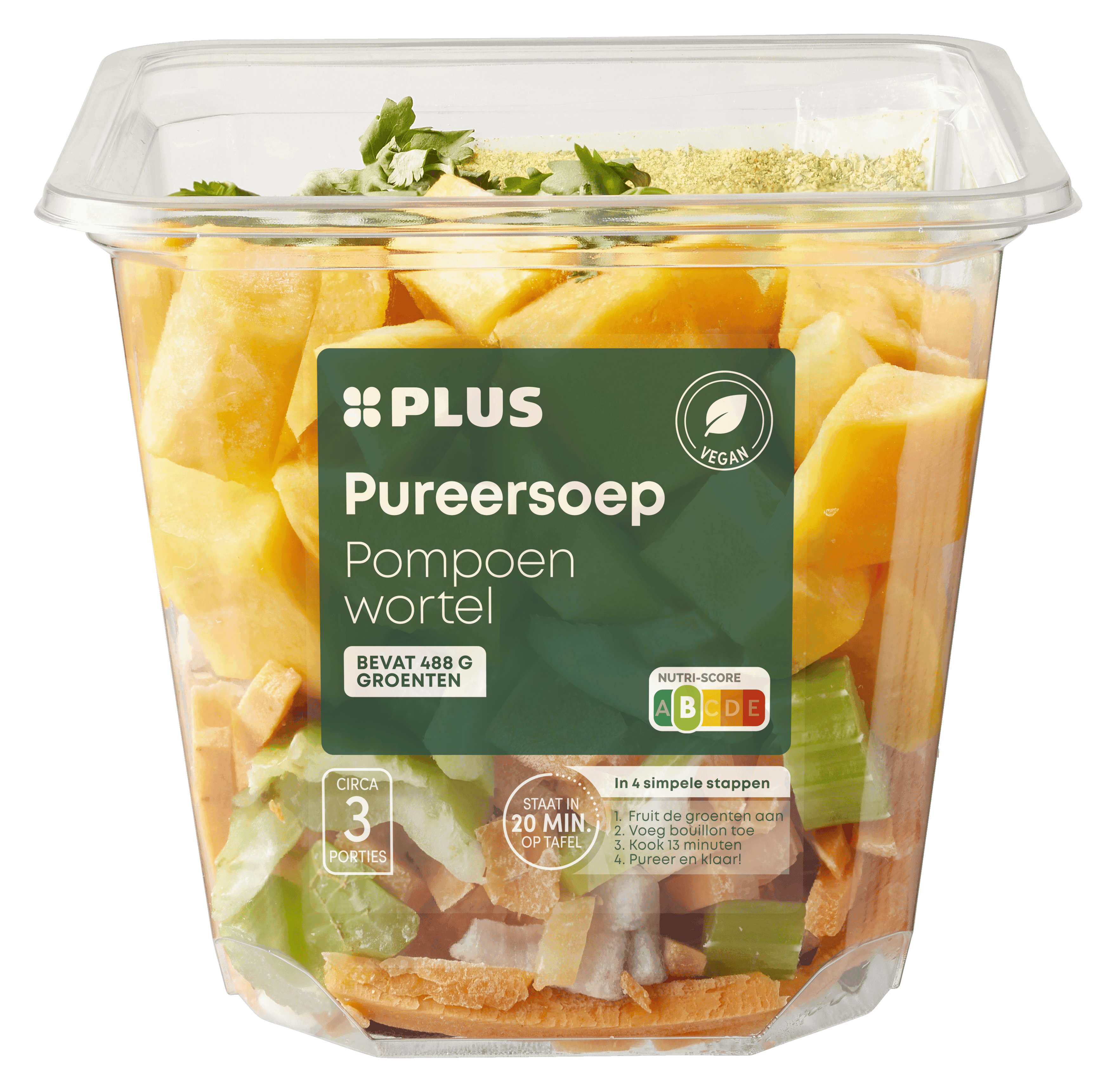 PLUS Pureersoep pompoen wortel