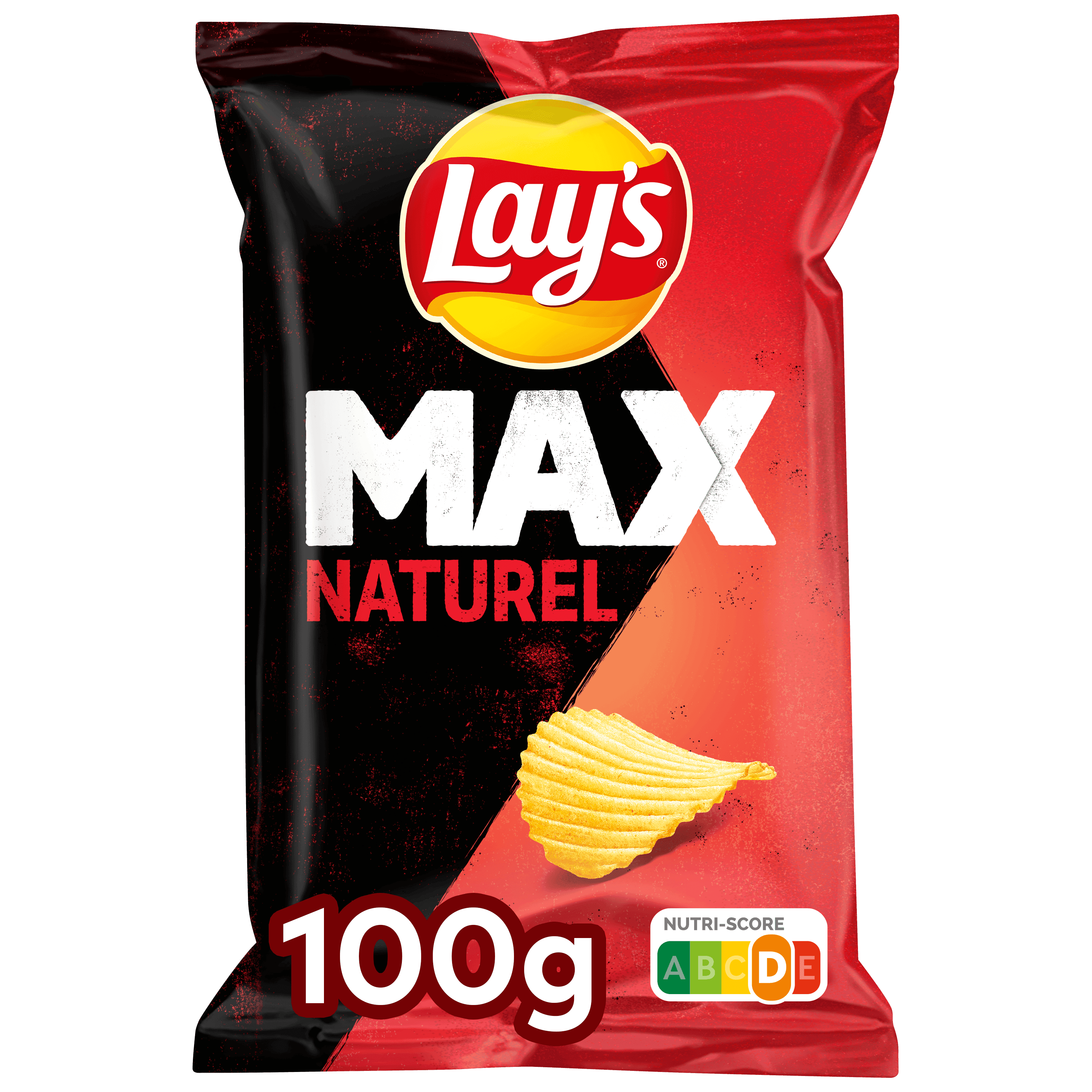 Lays Max Ribbel Chips Naturel