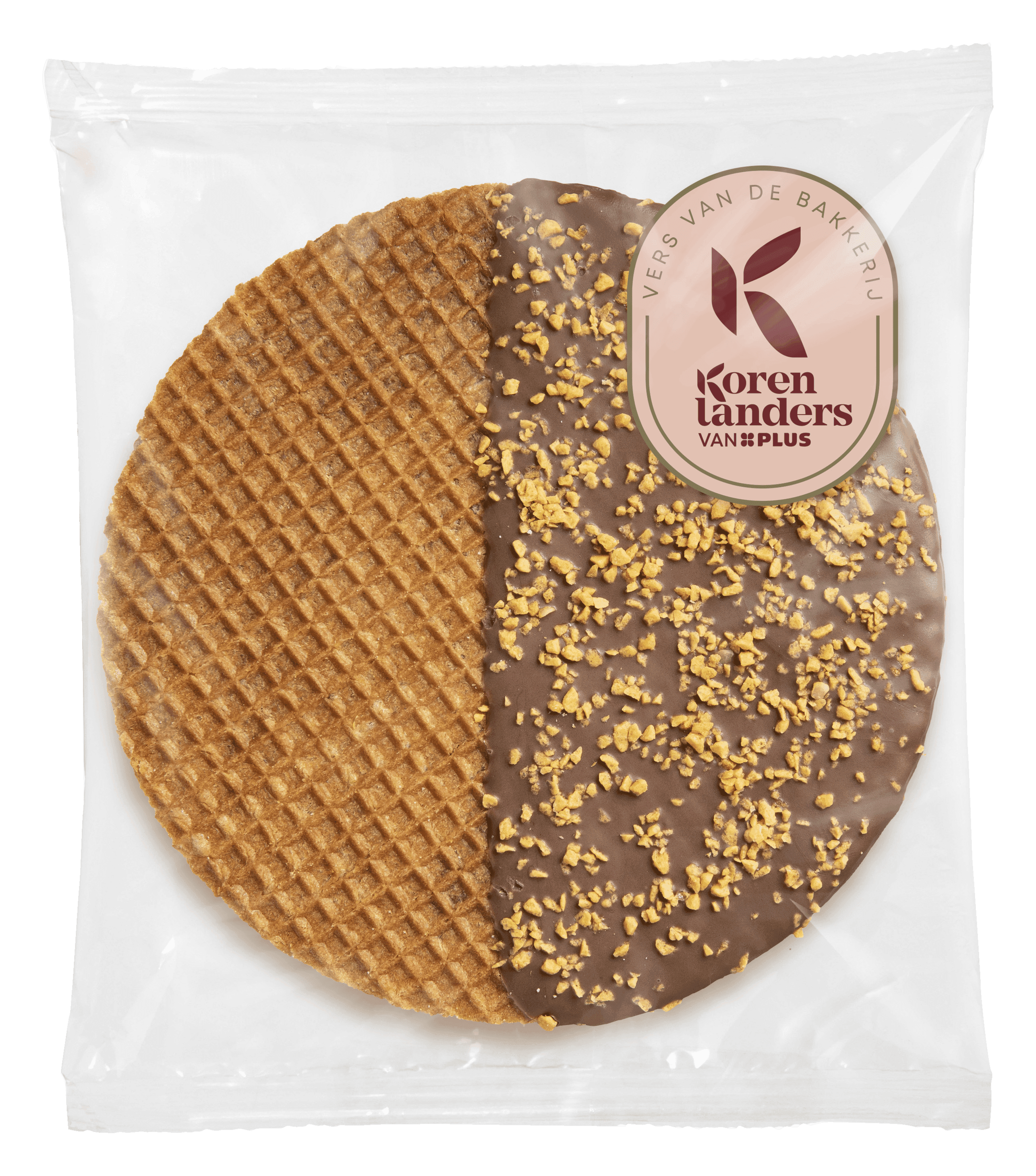 PLUS Korenlanders Stroopwafel XL karamel zeezout