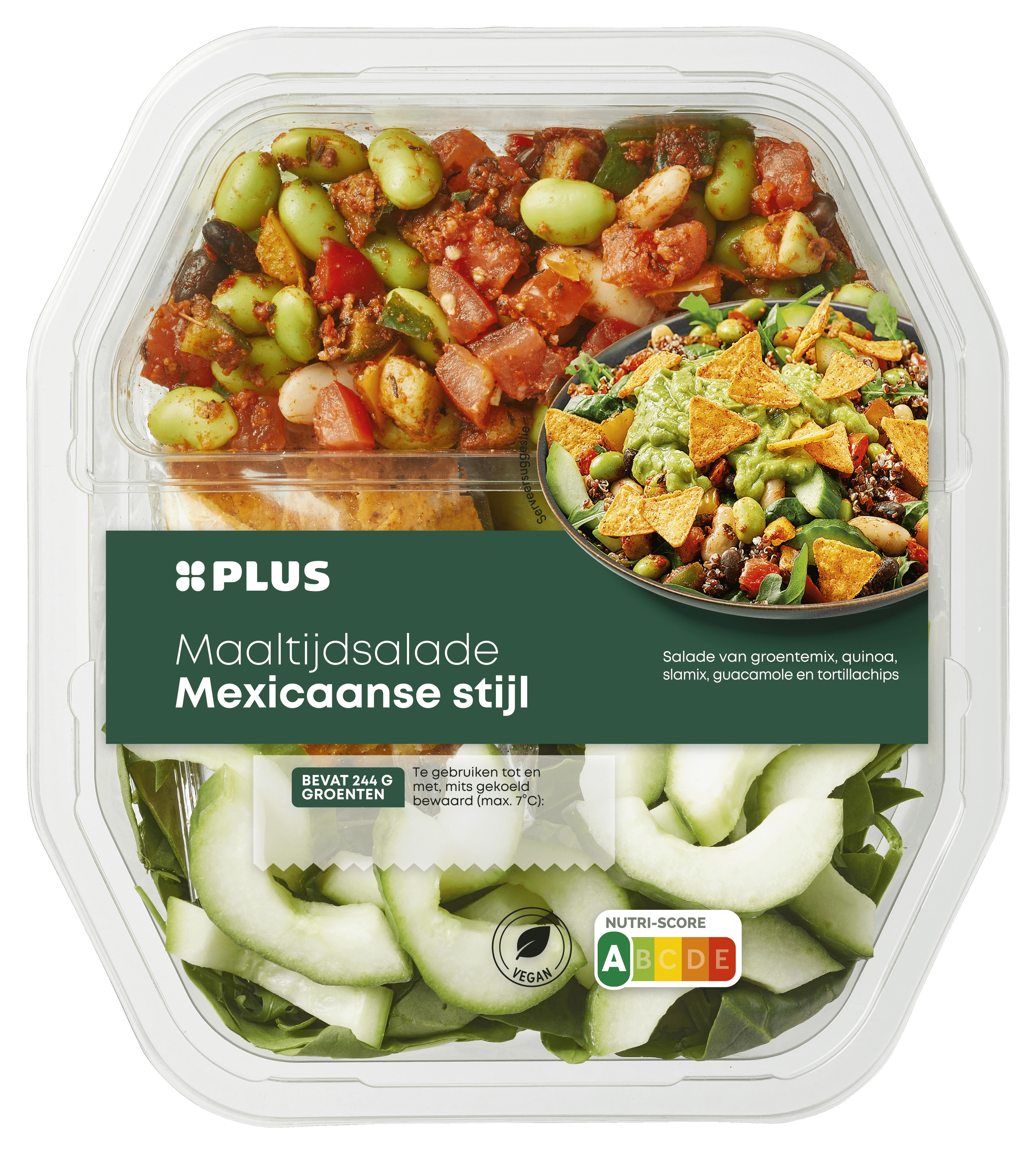 PLUS Maaltijdsalade Mexicaans quacamole