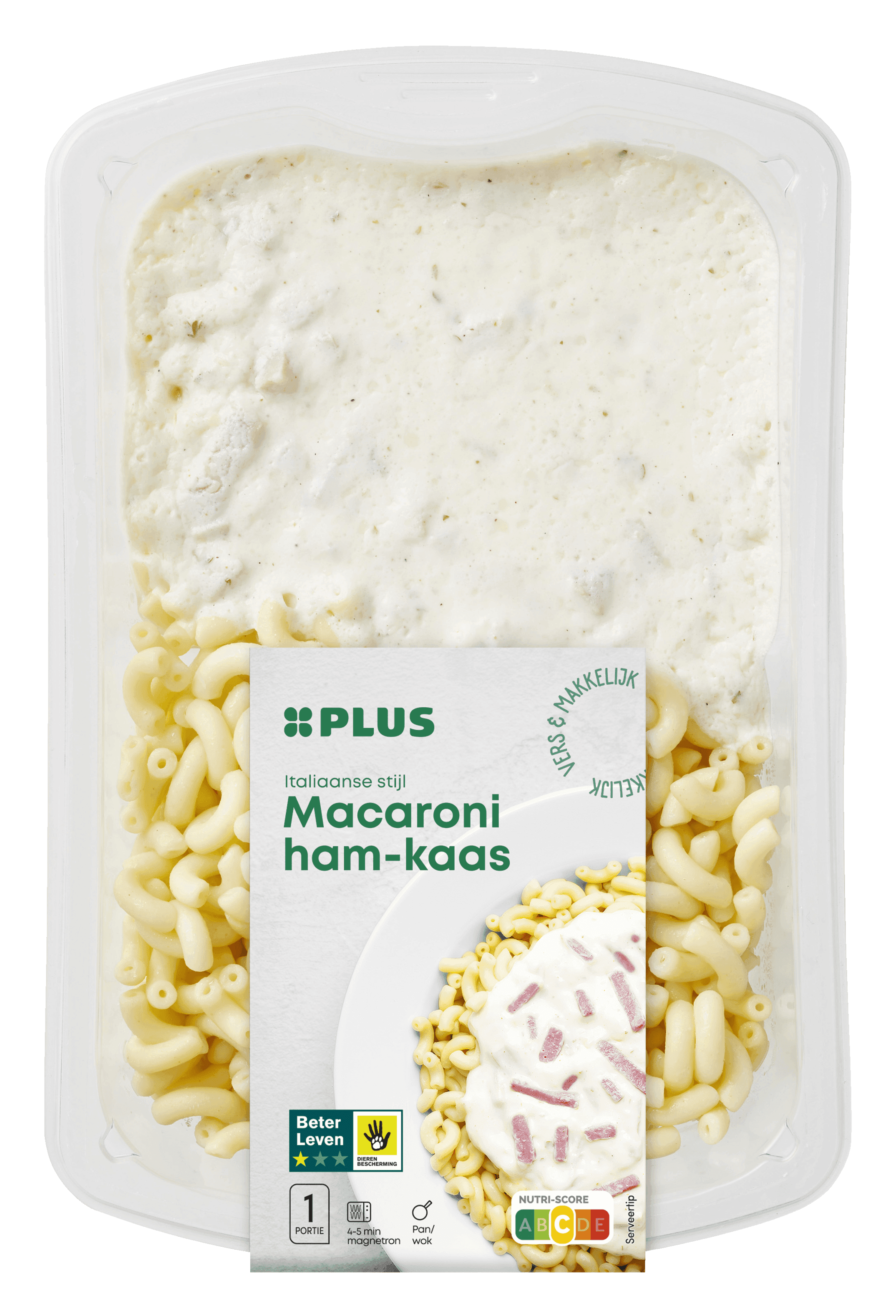 PLUS Macaroni ham-kaas