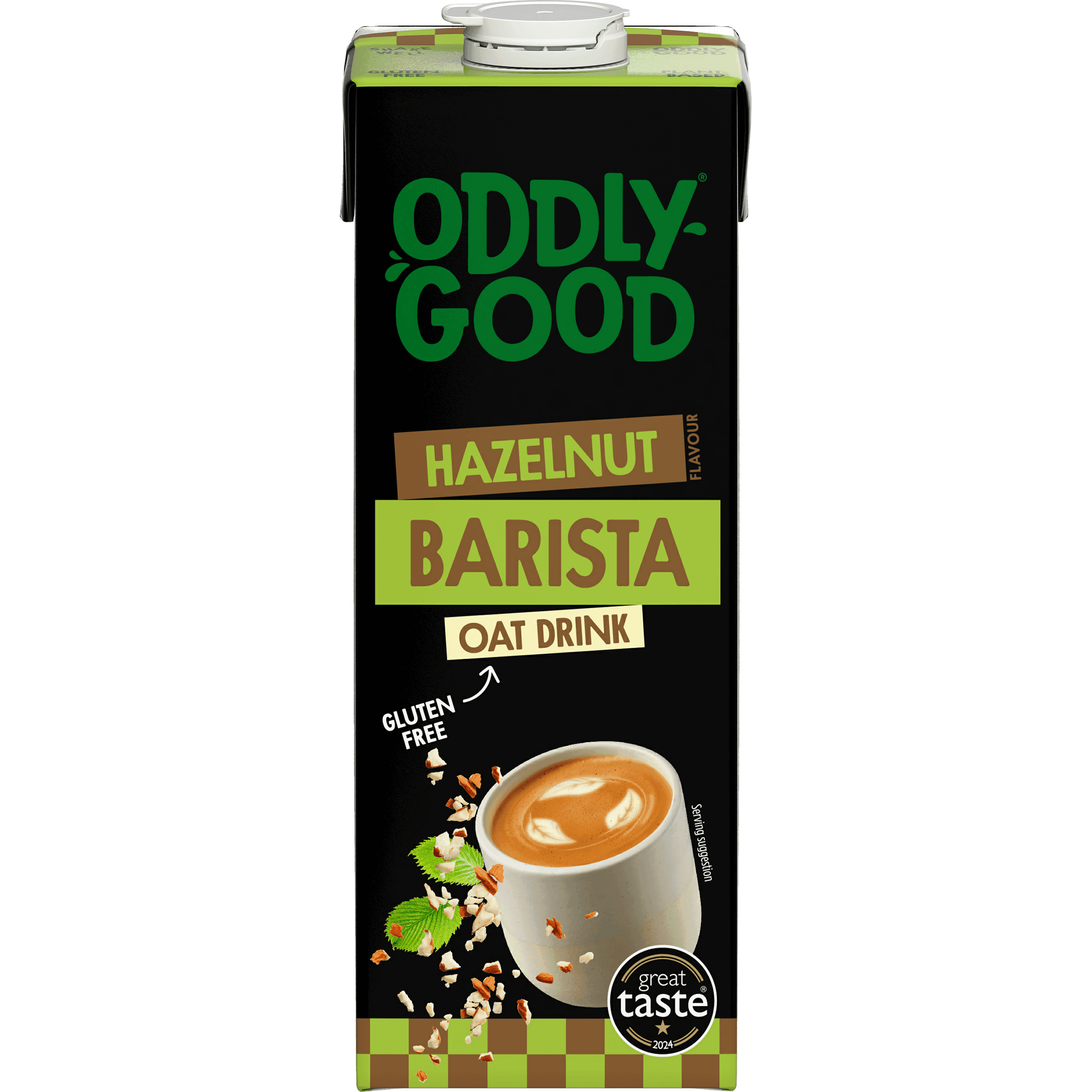 Oddlygood Barista hazelnut oat drink 1L