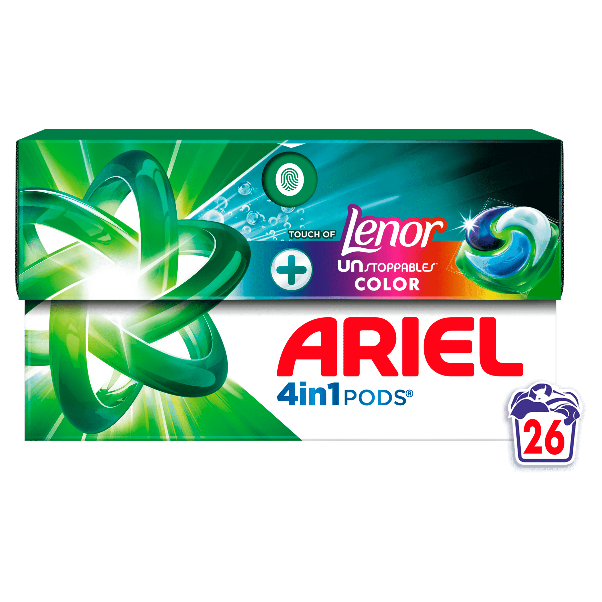 Ariel +Pods 4in1 unstoppables touch of lenor