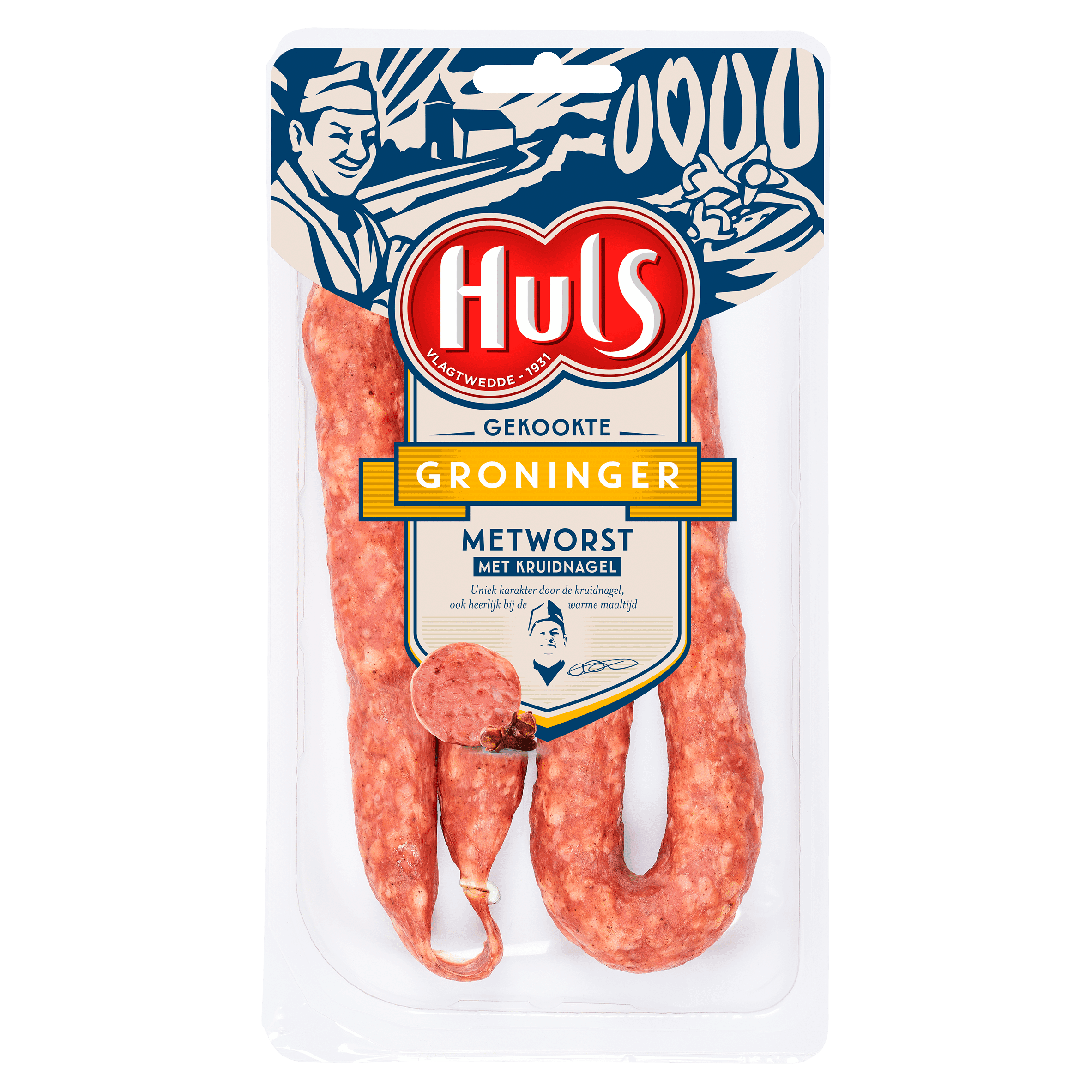 Huls Groninger metworst 2 stuks